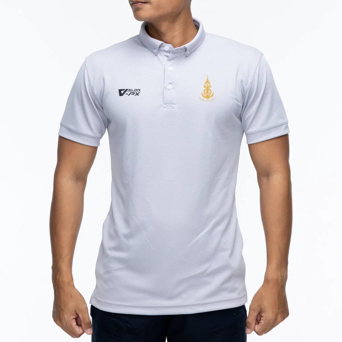 (สกรีนโลโก้ฟรี) หน่วยงานภายใน กองทัพเรือ Valor PX เสื้อโปโล Polo Shirt