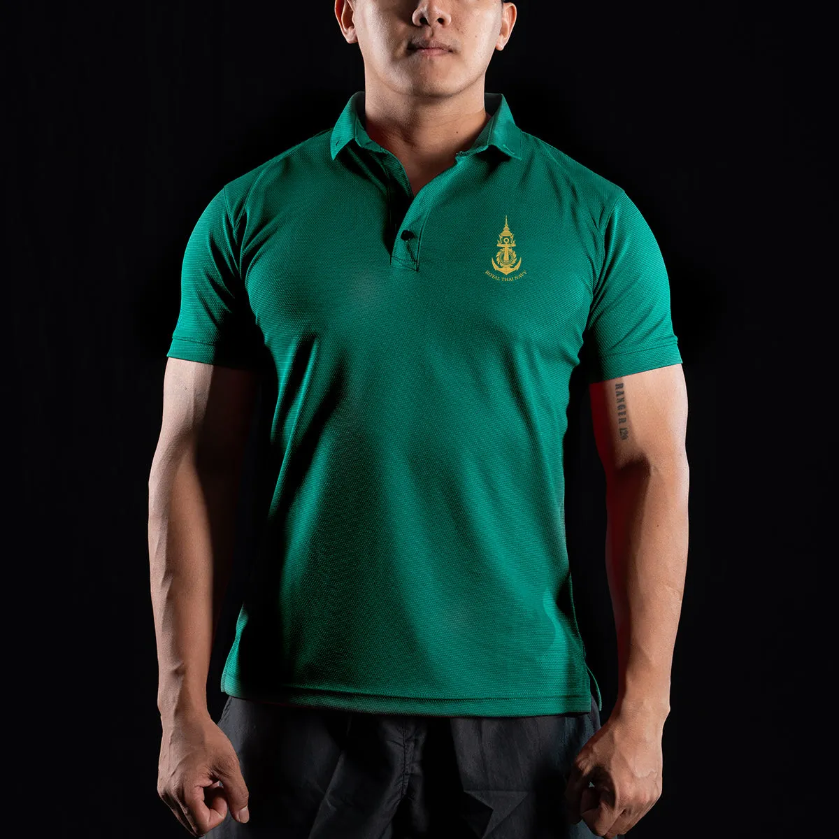 (สกรีนโลโก้ฟรี) หน่วยงานภายใน กองทัพเรือ Valor PX เสื้อโปโล Polo Shirt
