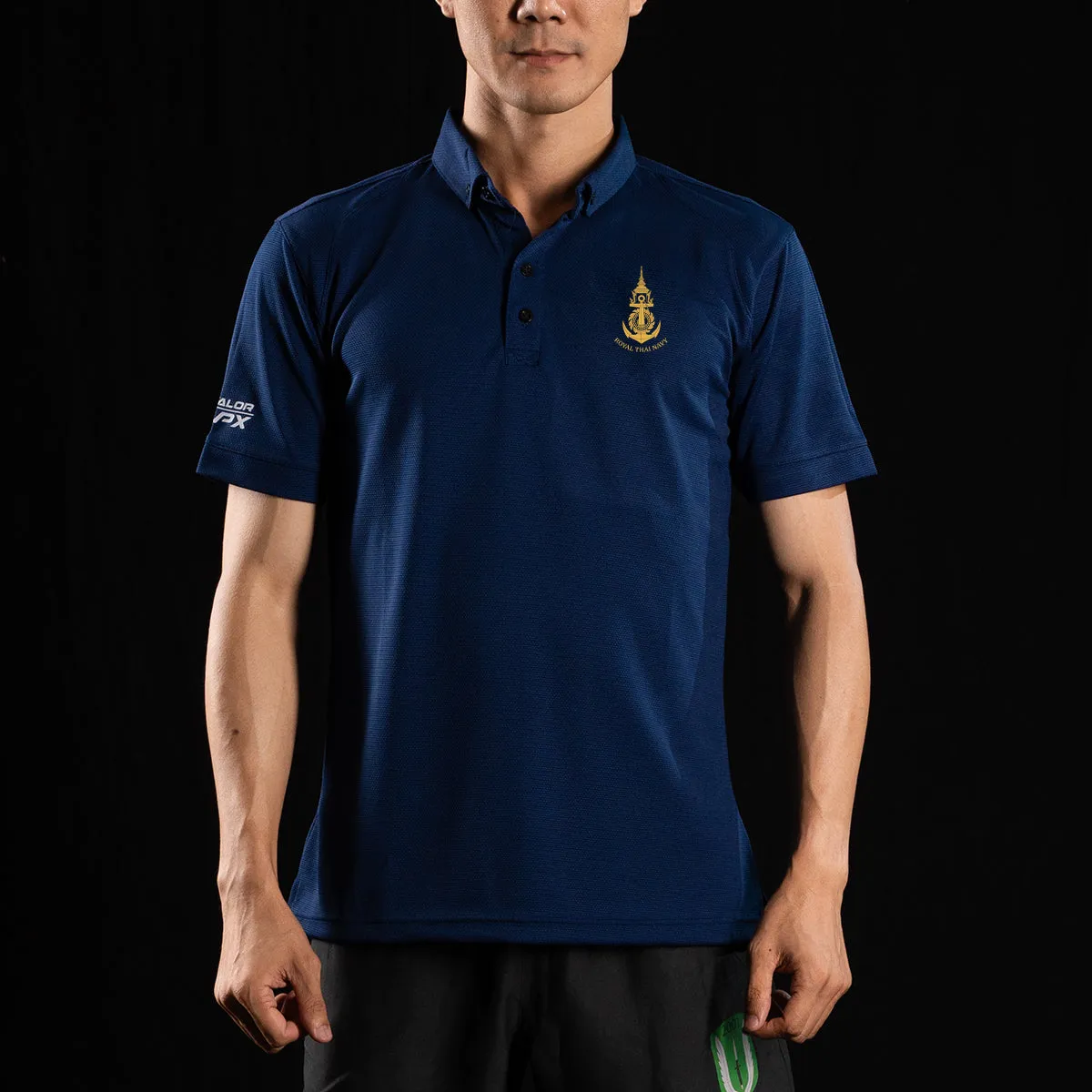(สกรีนโลโก้ฟรี) หน่วยงานภายใน กองทัพเรือ Valor PX เสื้อโปโล Polo Shirt