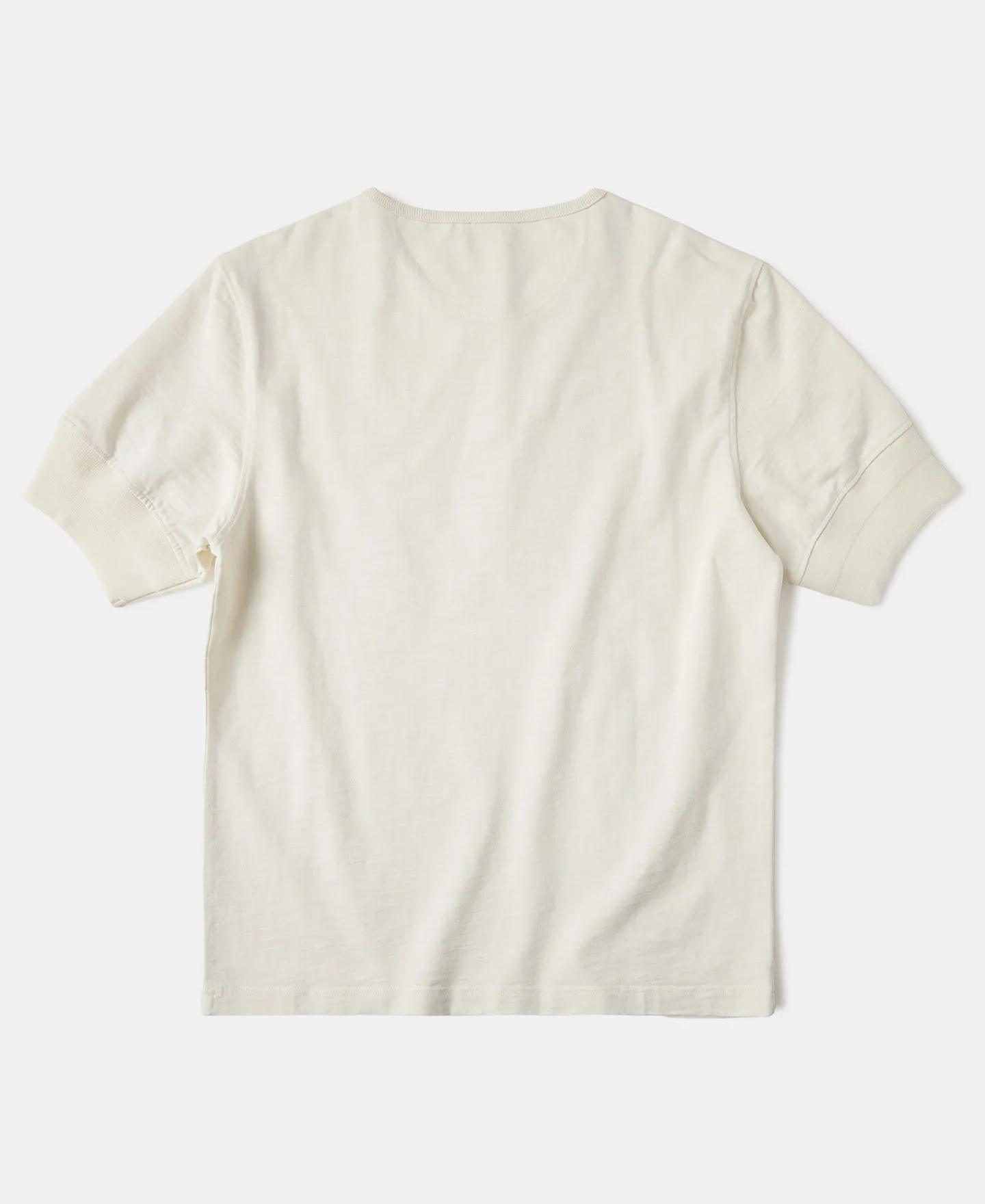 1900s 9.8 oz Slub Cotton Henley T-Shirt - Apricot