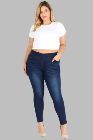 4X/5X-5X/6X Super Plus Size Jeggings Pants