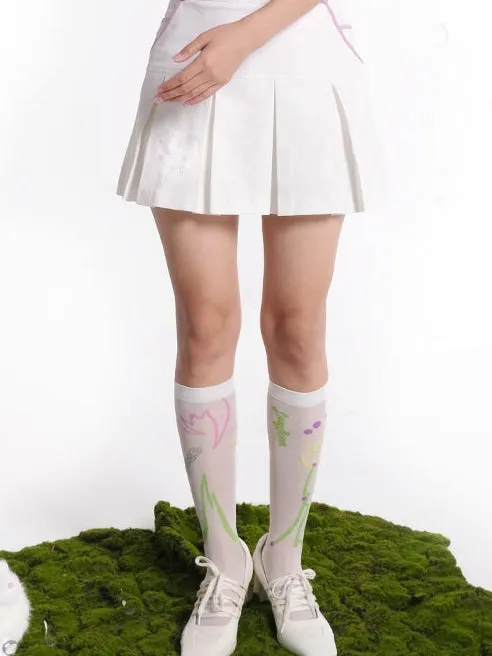 A-line Pleated Skirt