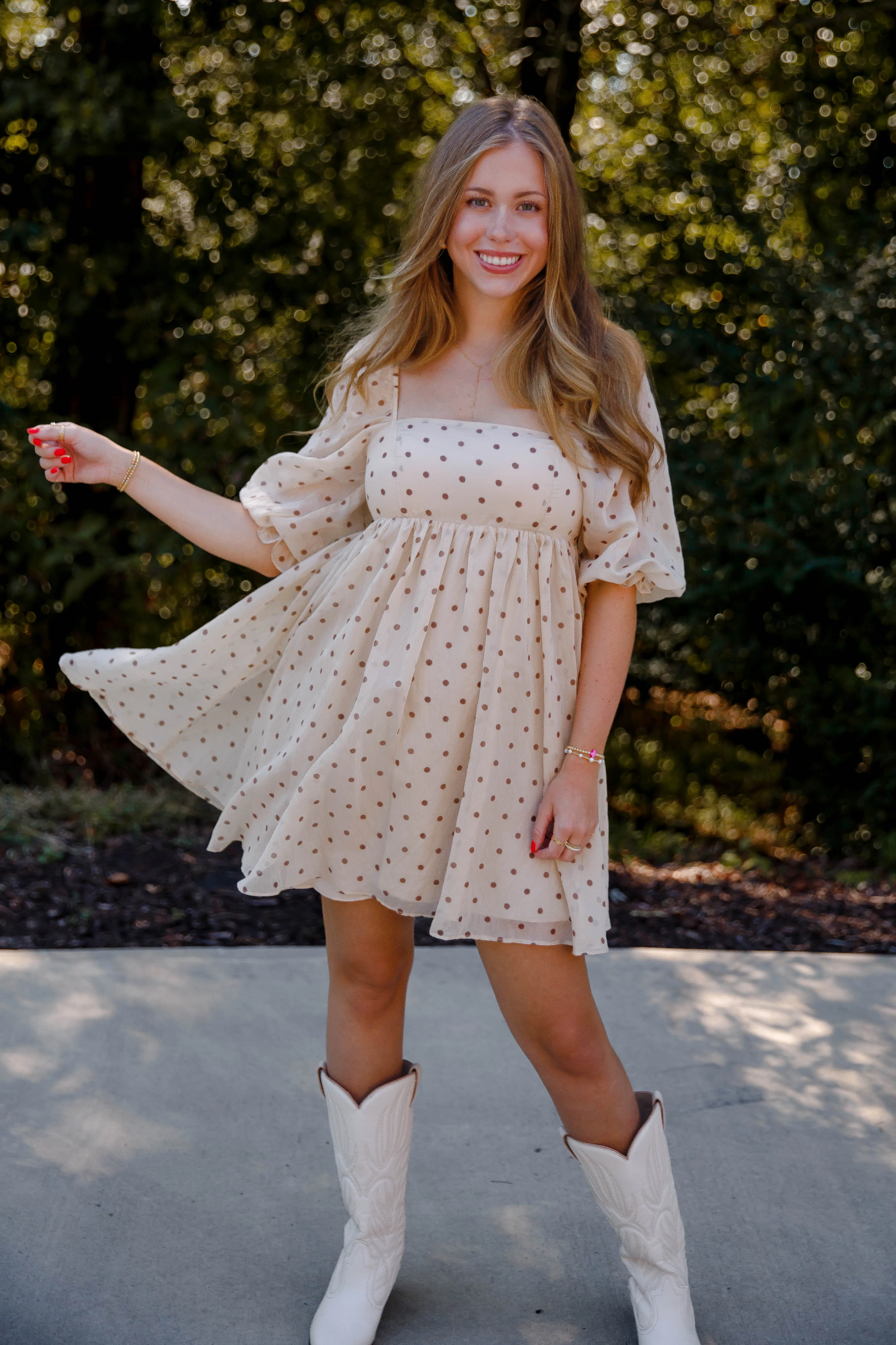 Layered-Sleeve A Subtle Reminder Dress