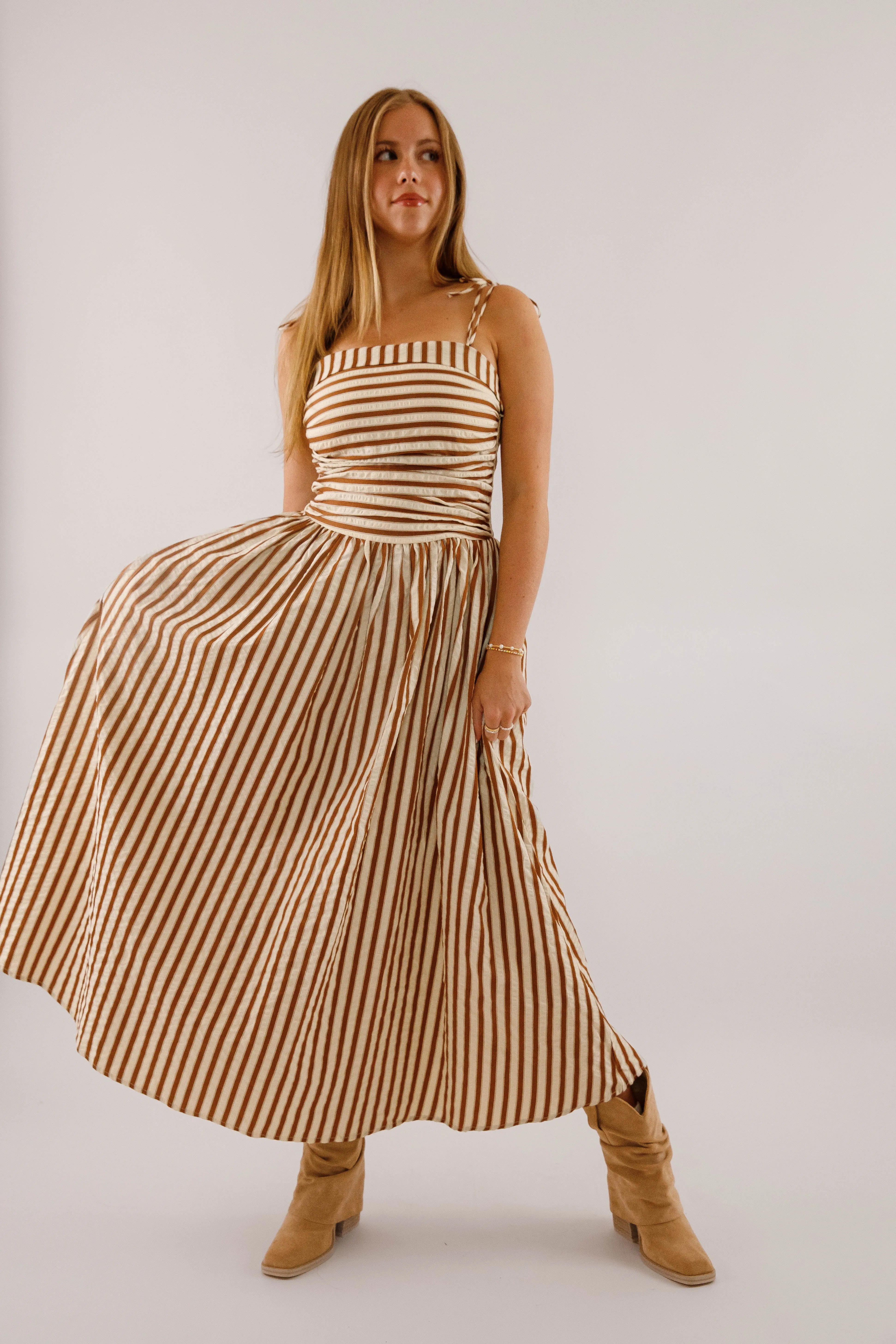 A Twist On Time Midi Dress Flowy summer gown Everyday Use