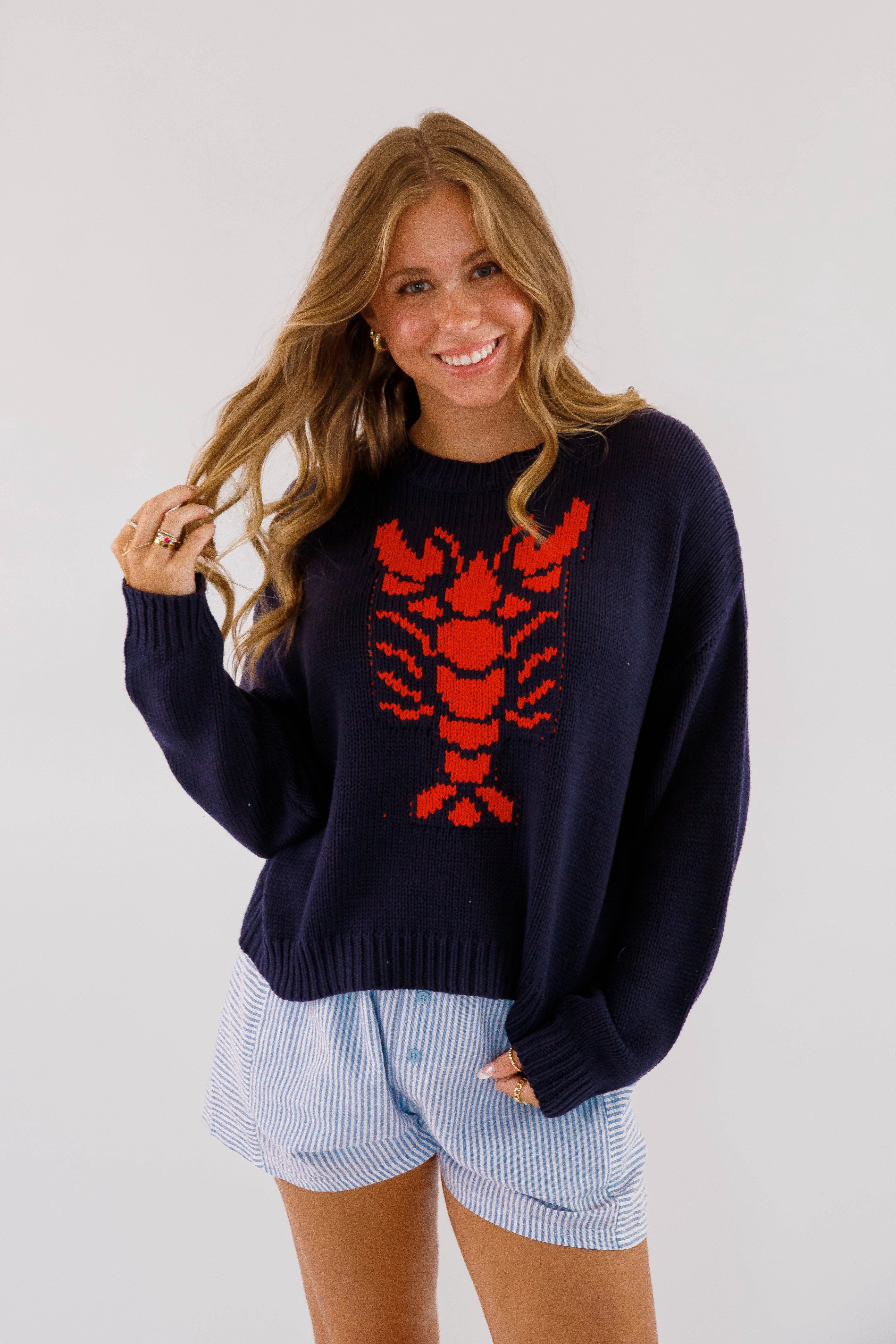 A Great Catch Sweater Bound Edges