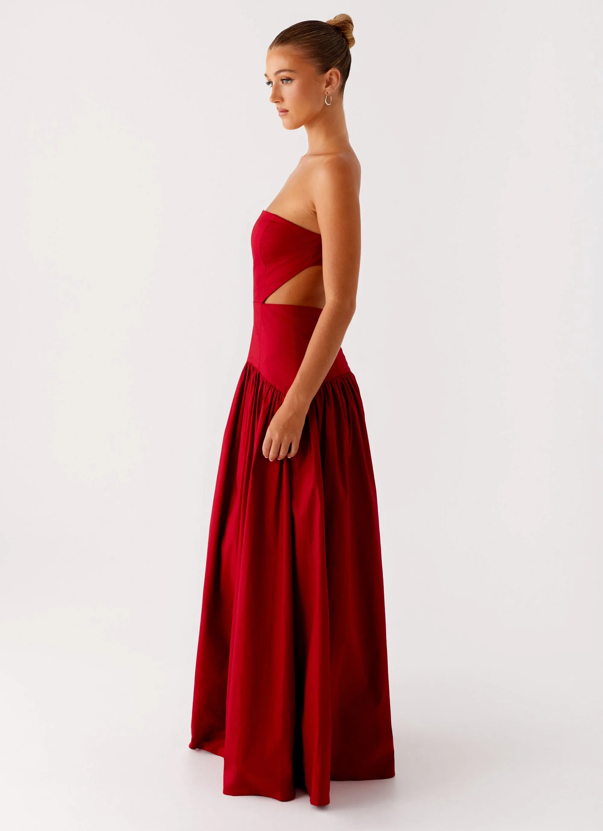 Aamari Maxi Dress - Red Anniversary-Event