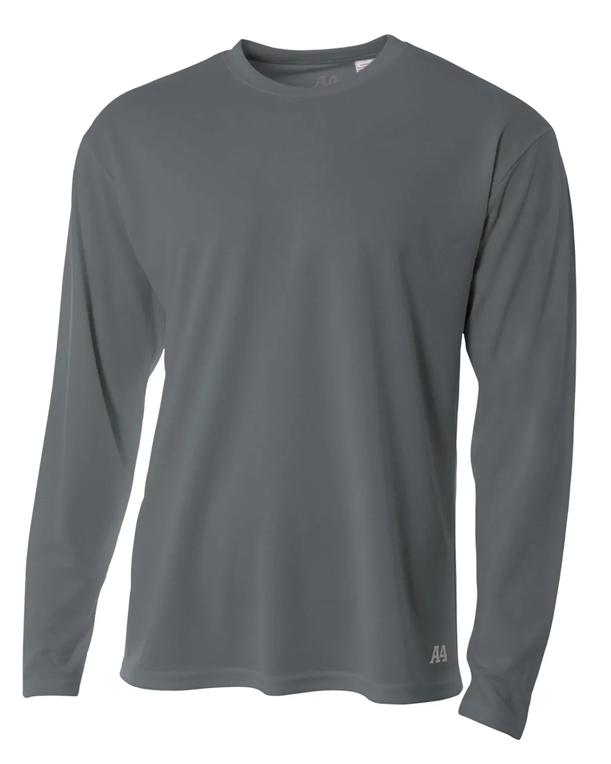 AB - A4 Men's Birds-Eye Mesh Long Sleeve T-Shirt