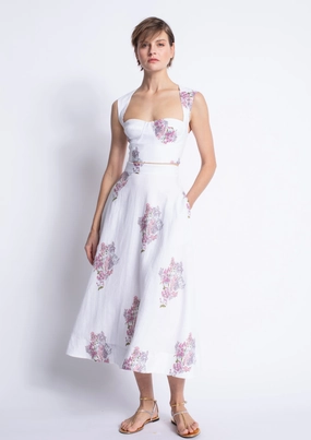 Ada Print Skirt Chic Fit Non Irritating Tags