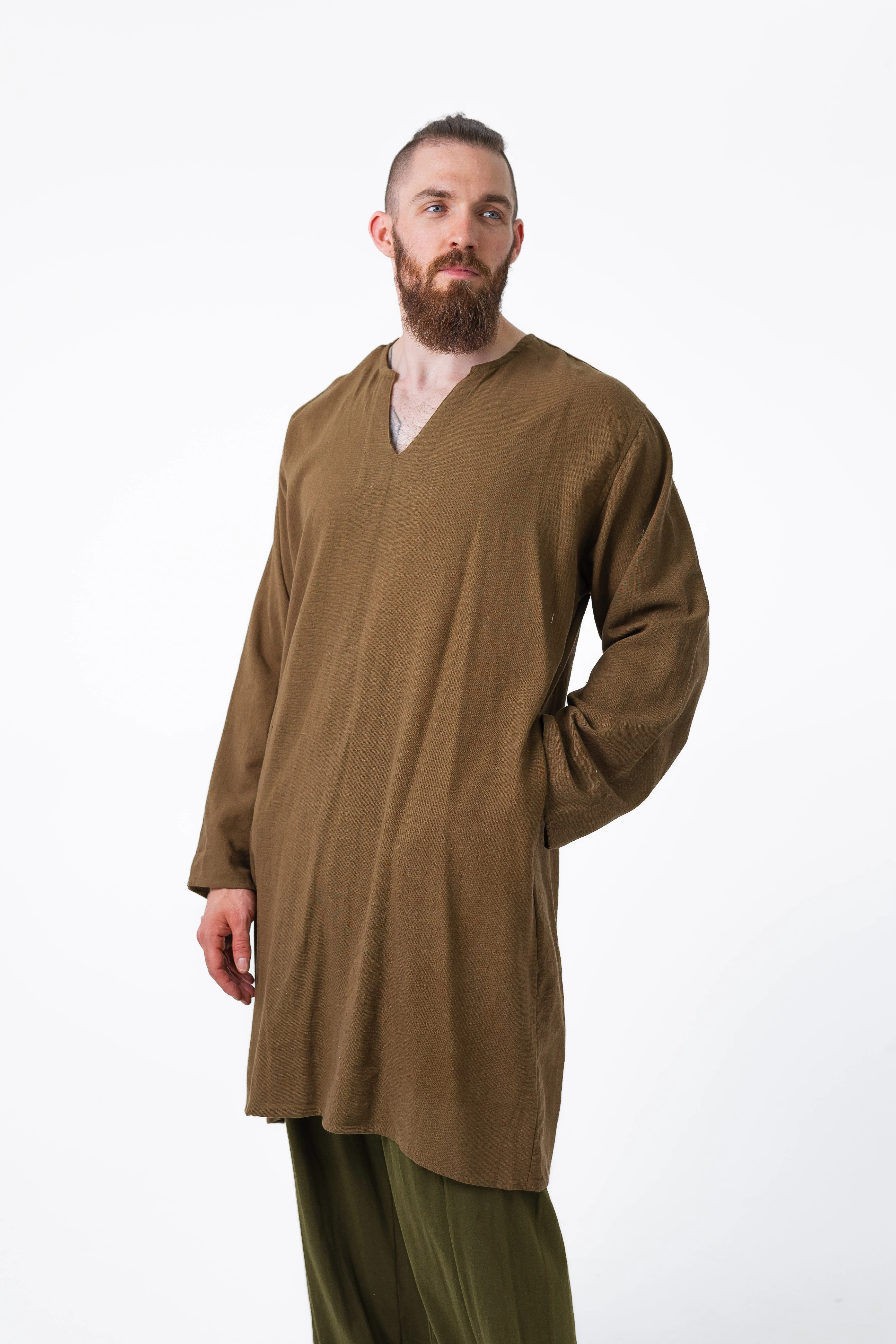 Hans Tunic Roll Up Sleeve Design MultiPocketDesign