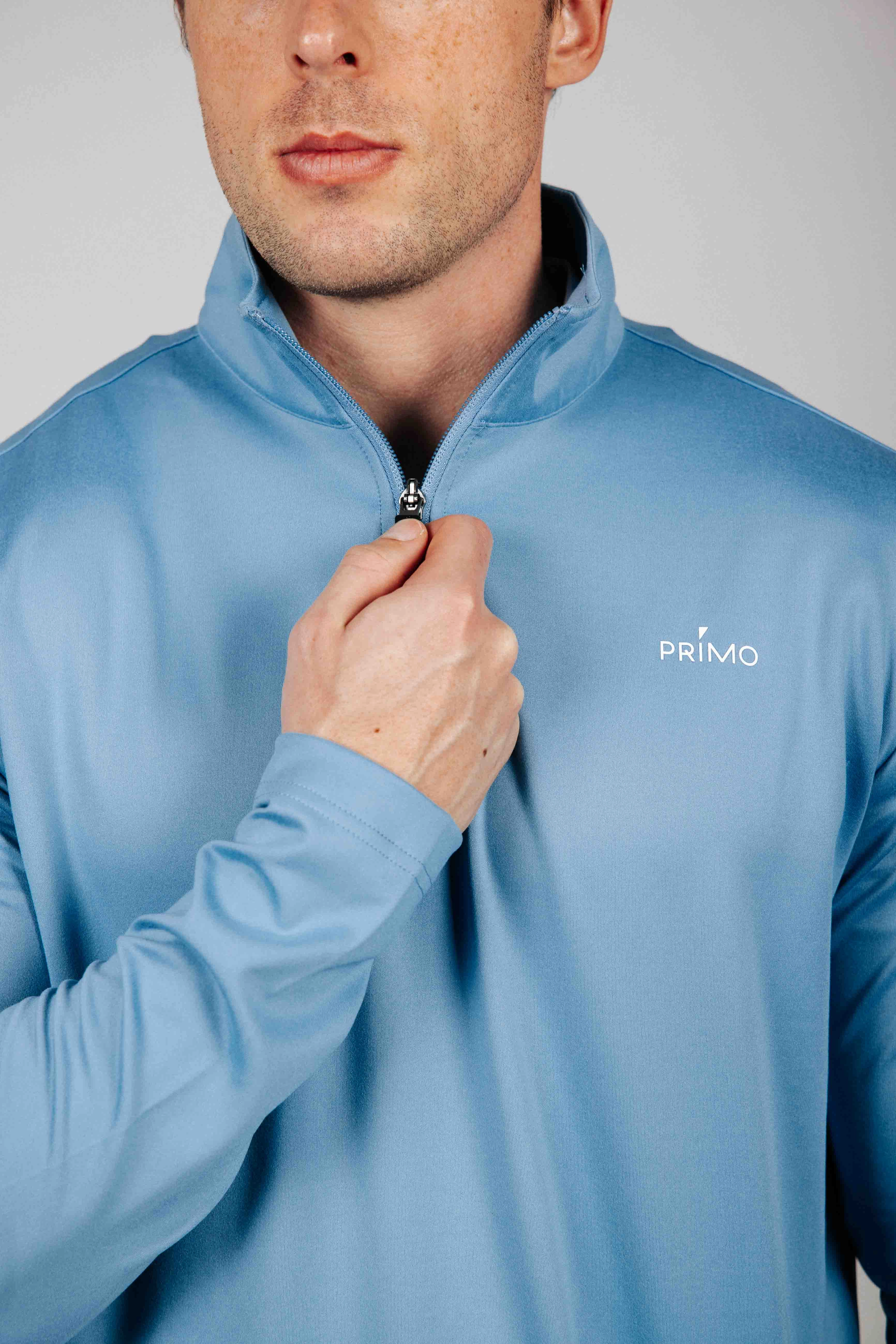 Blue Shadow Classic Quarter Zip ReinforcedShoulders