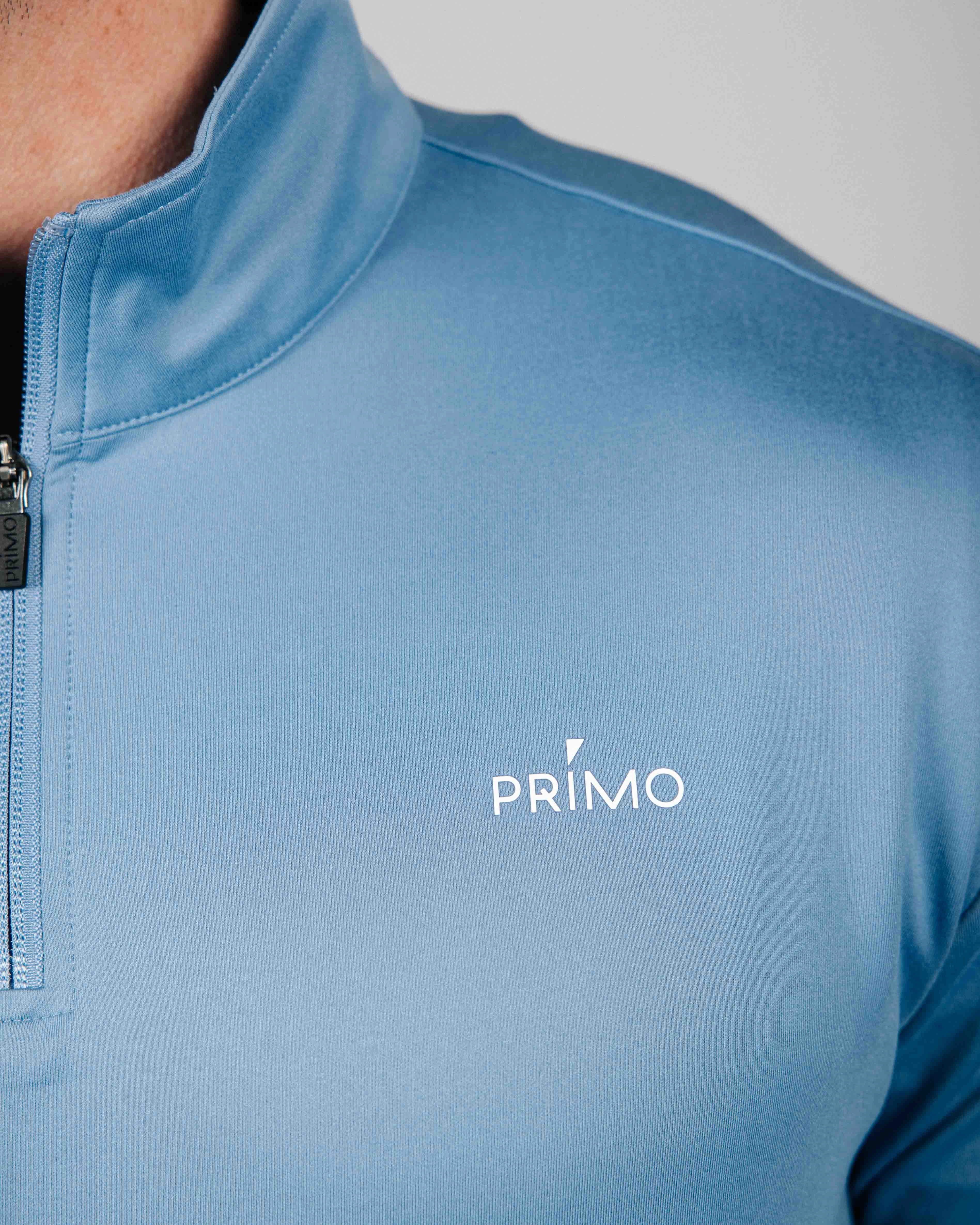 Blue Shadow Classic Quarter Zip ButterSoft Handfeel UVProtection