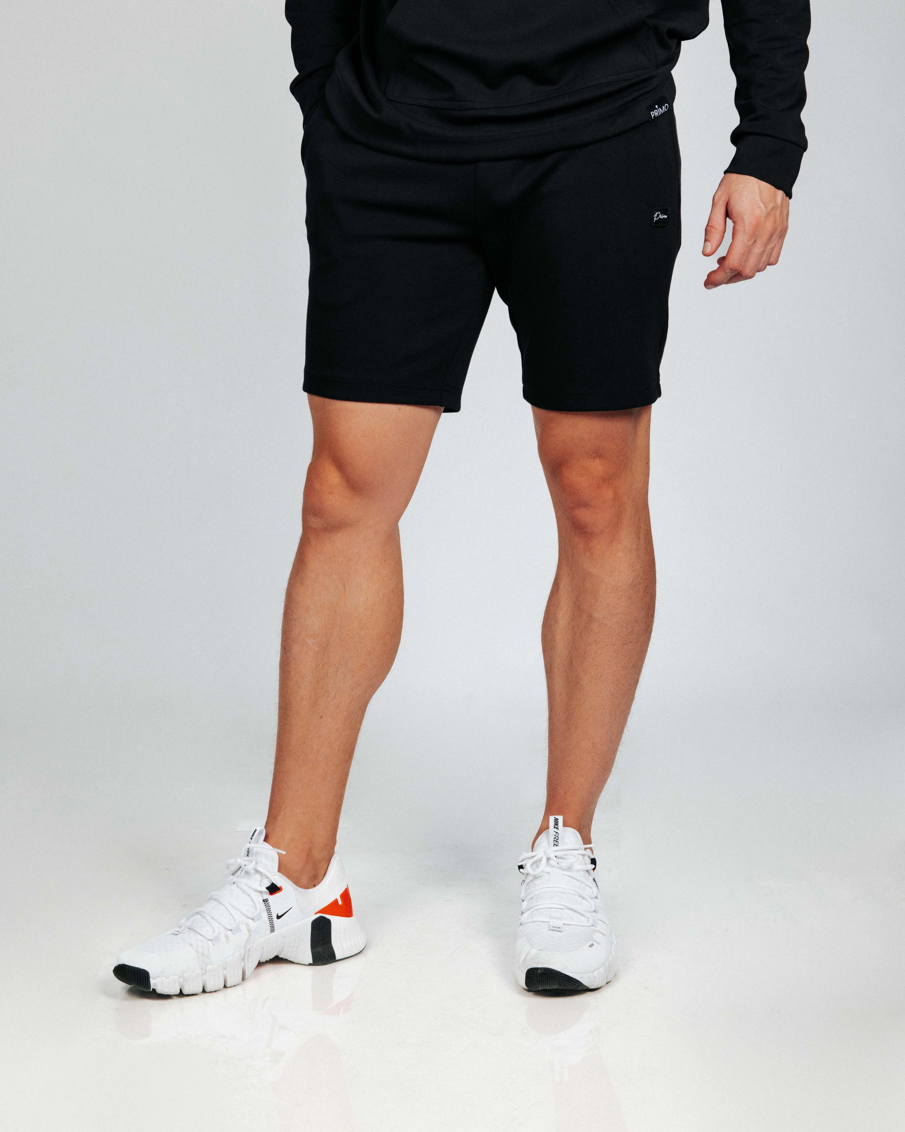 Men's Black Recovery Shorts Easy Care Fabric