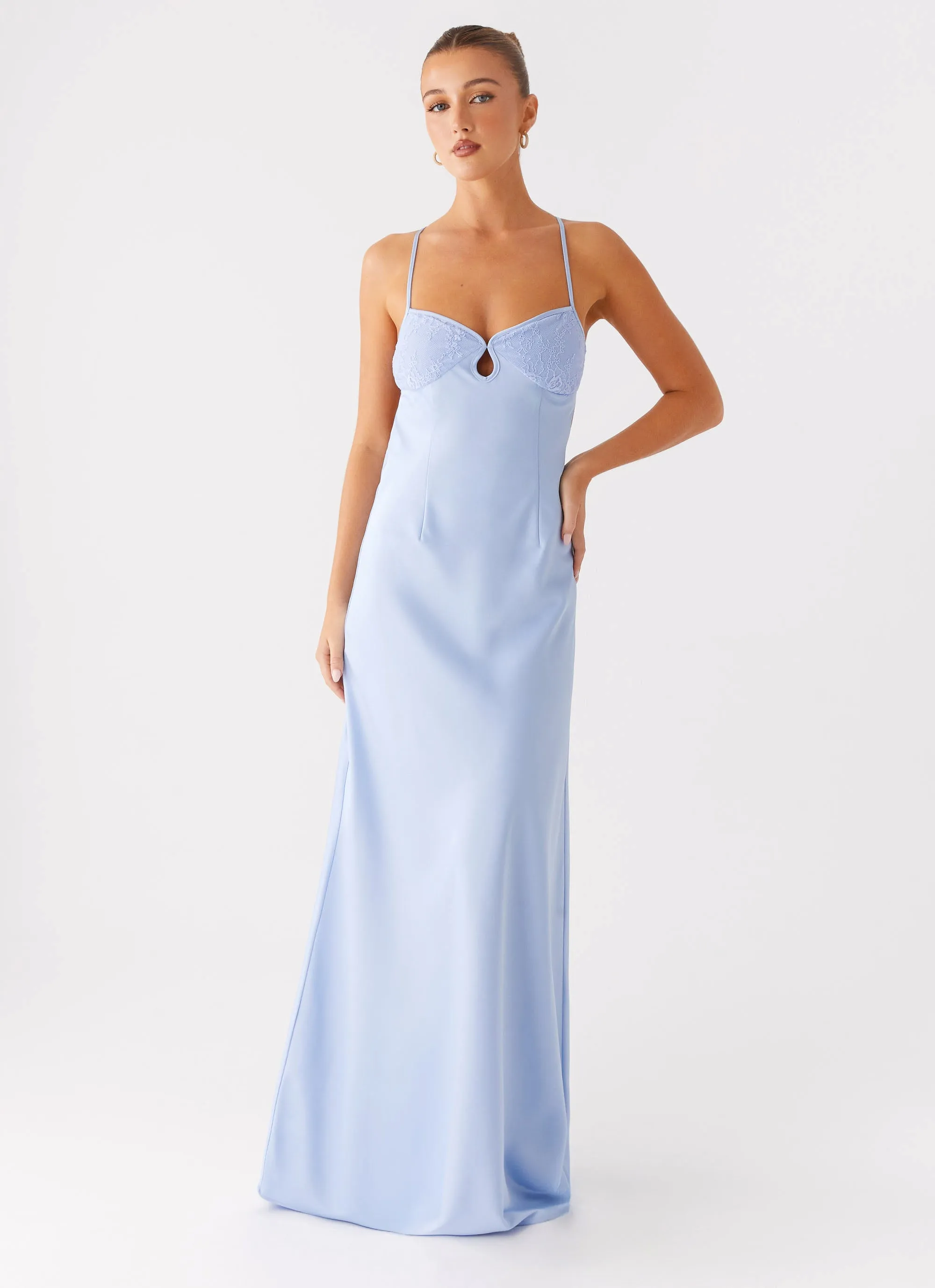 Light Touch budget-friendly Joanie Maxi Dress - Blue