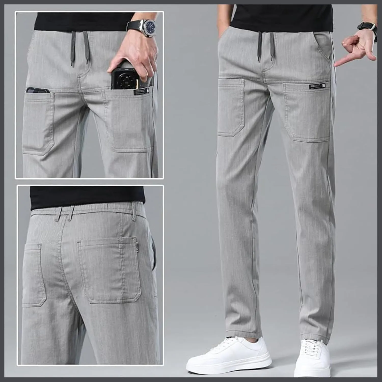 Acegents Cargo Pants, Acegents Mens Pants, Multipants - High Stretch Multi-Pocket Durable Cargo Pants