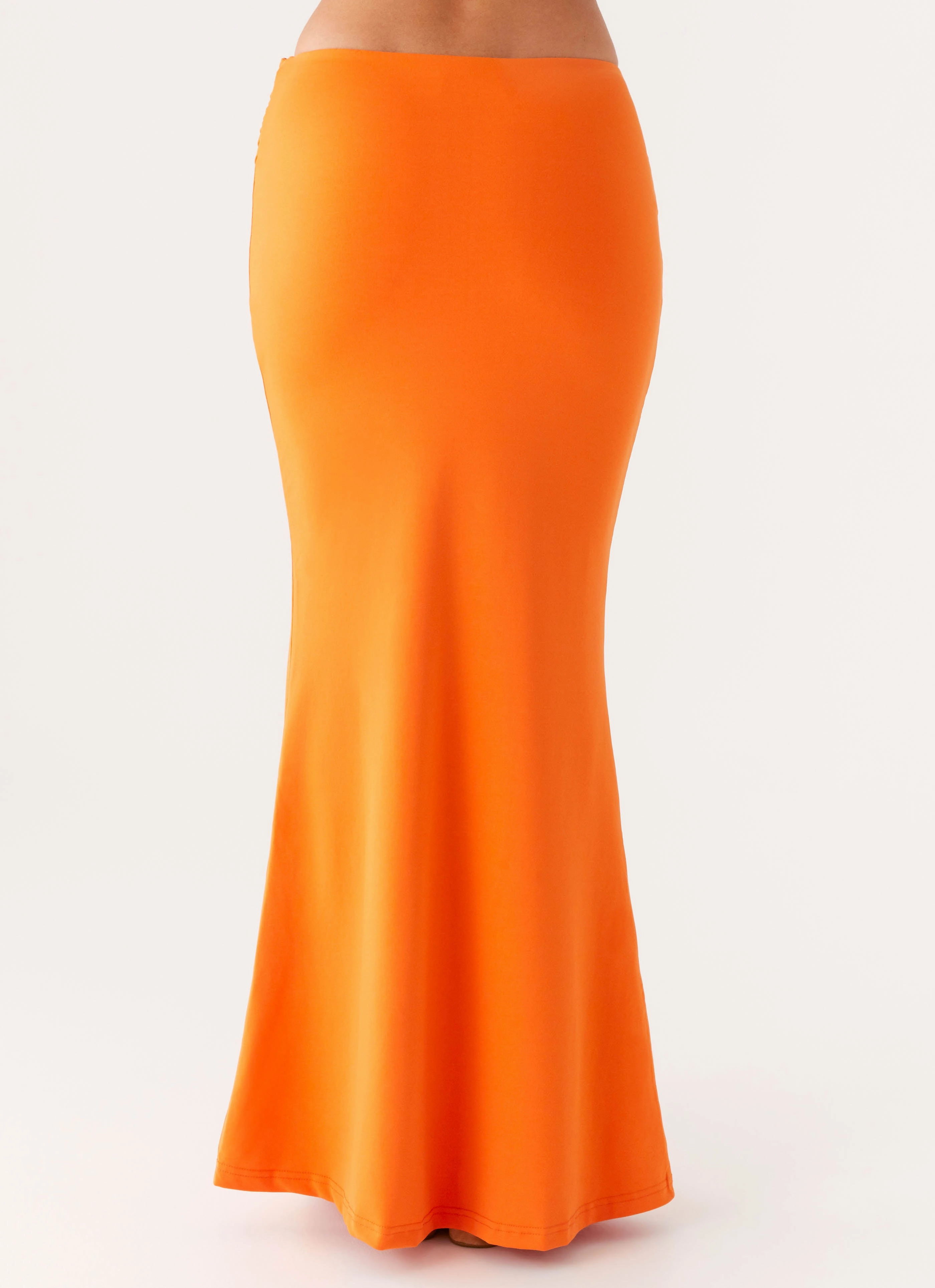 Mention Maxi Skirt - Orange Low Maintenance