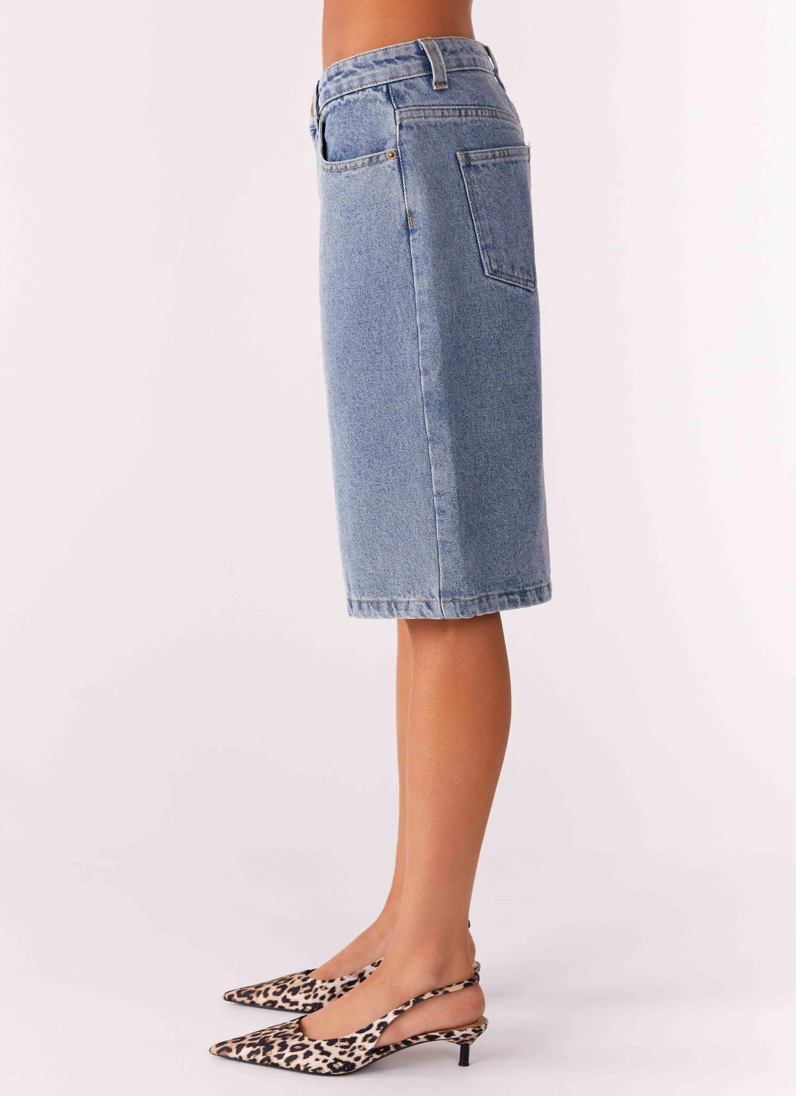Day-to-Day Wear Orleans Denim Jorts - Blue