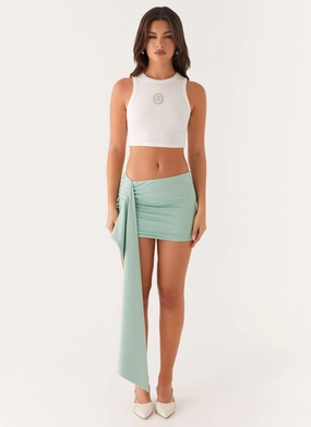 Moisture Management Adalyn Mini Skirt - Mint