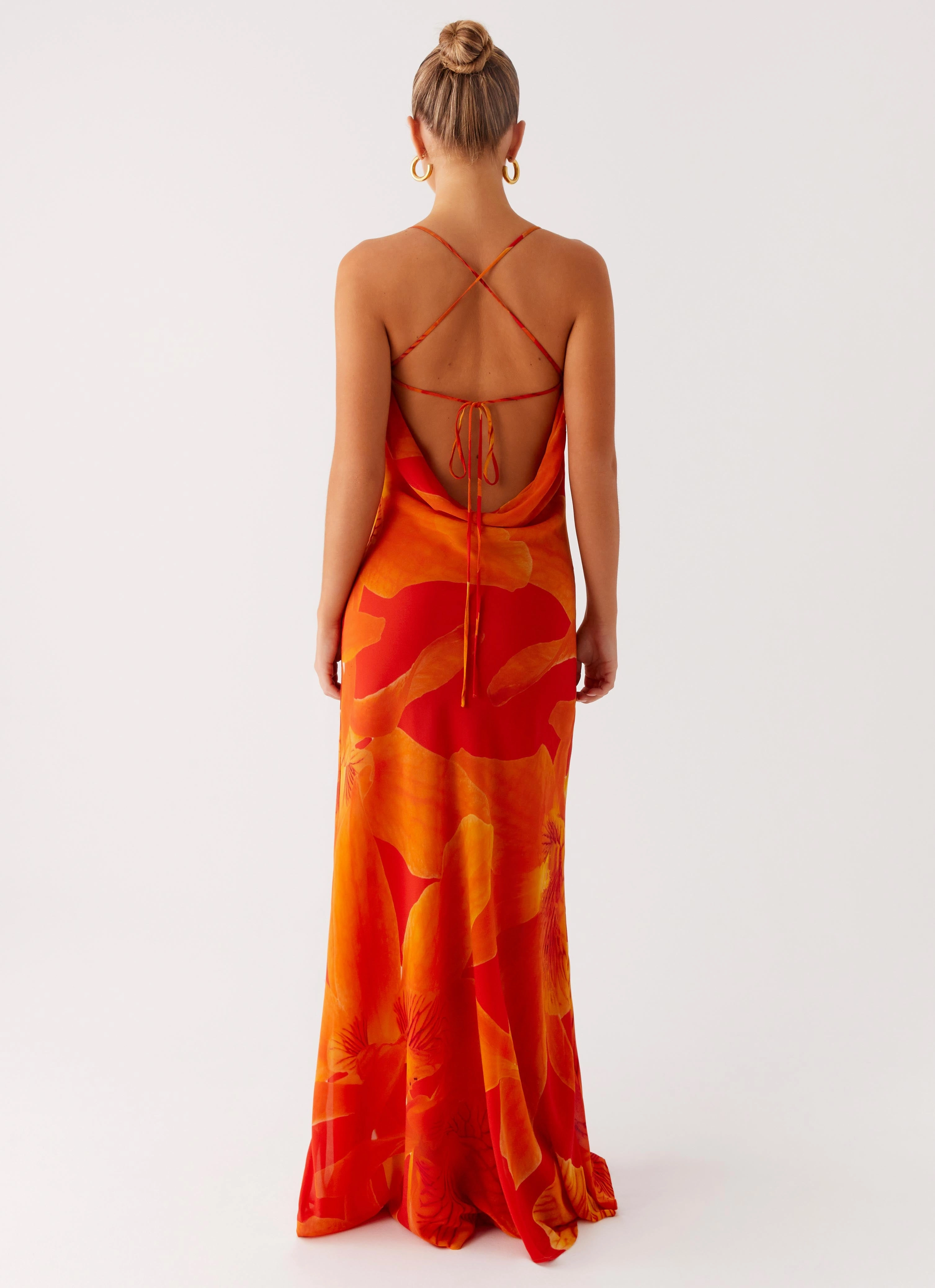 Event Mood Relax Form Midafternoon Maxi Dress - Serene Orange