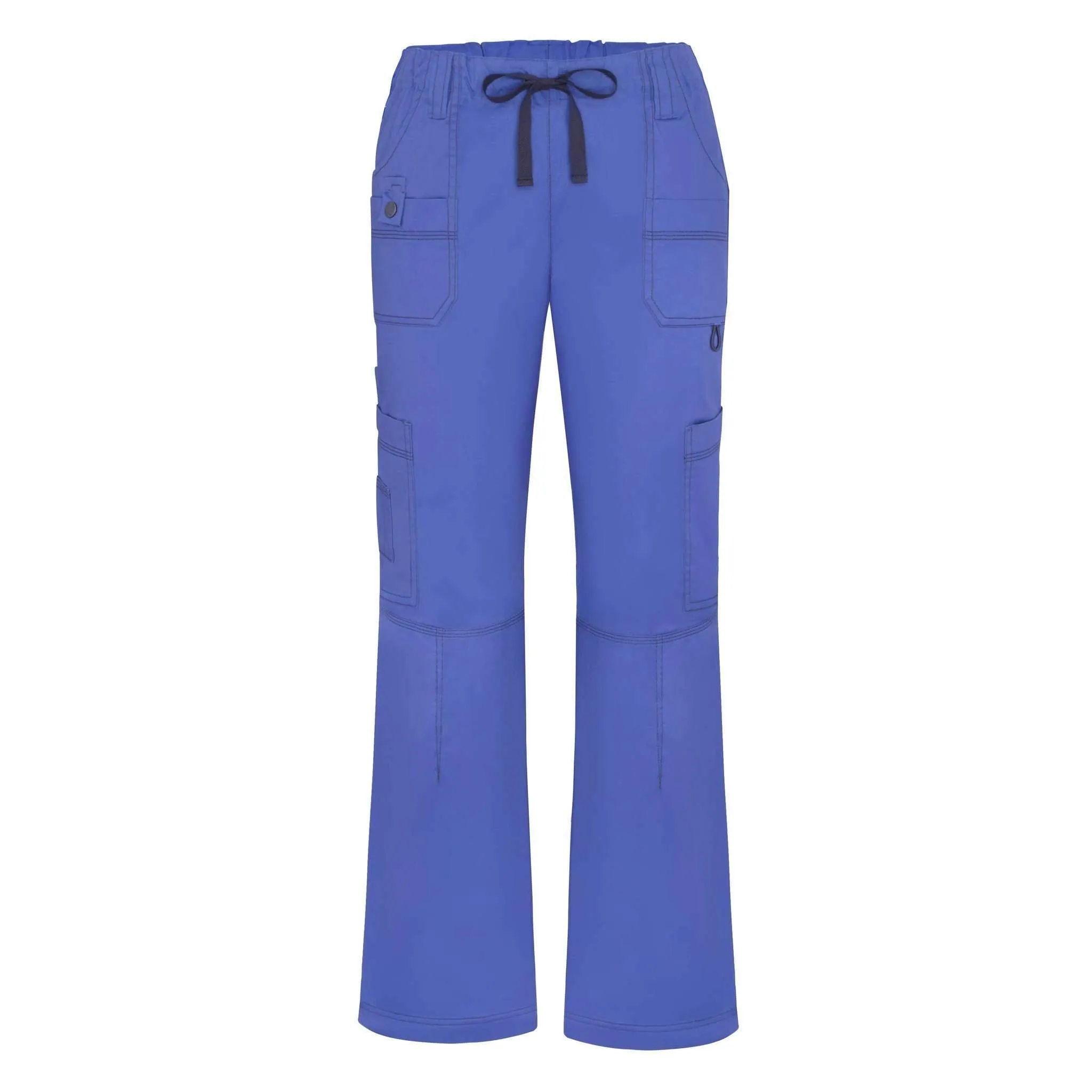 Adar Pop-Stretch Junior Fit Low Rise Multi Pocket Straight Leg Pants Petite