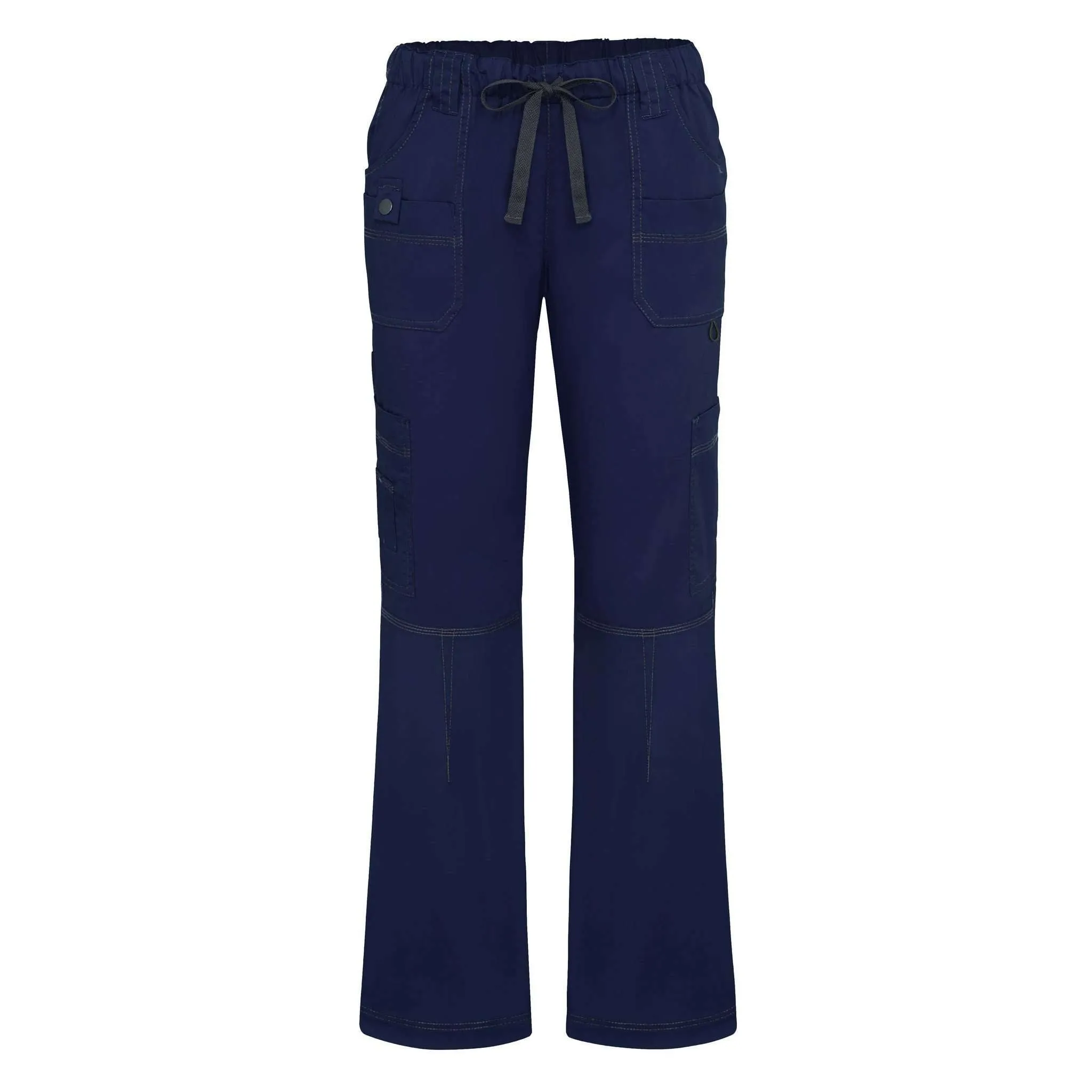 Adar Pop-Stretch Junior Fit Low Rise Multi Pocket Straight Leg Pants Petite