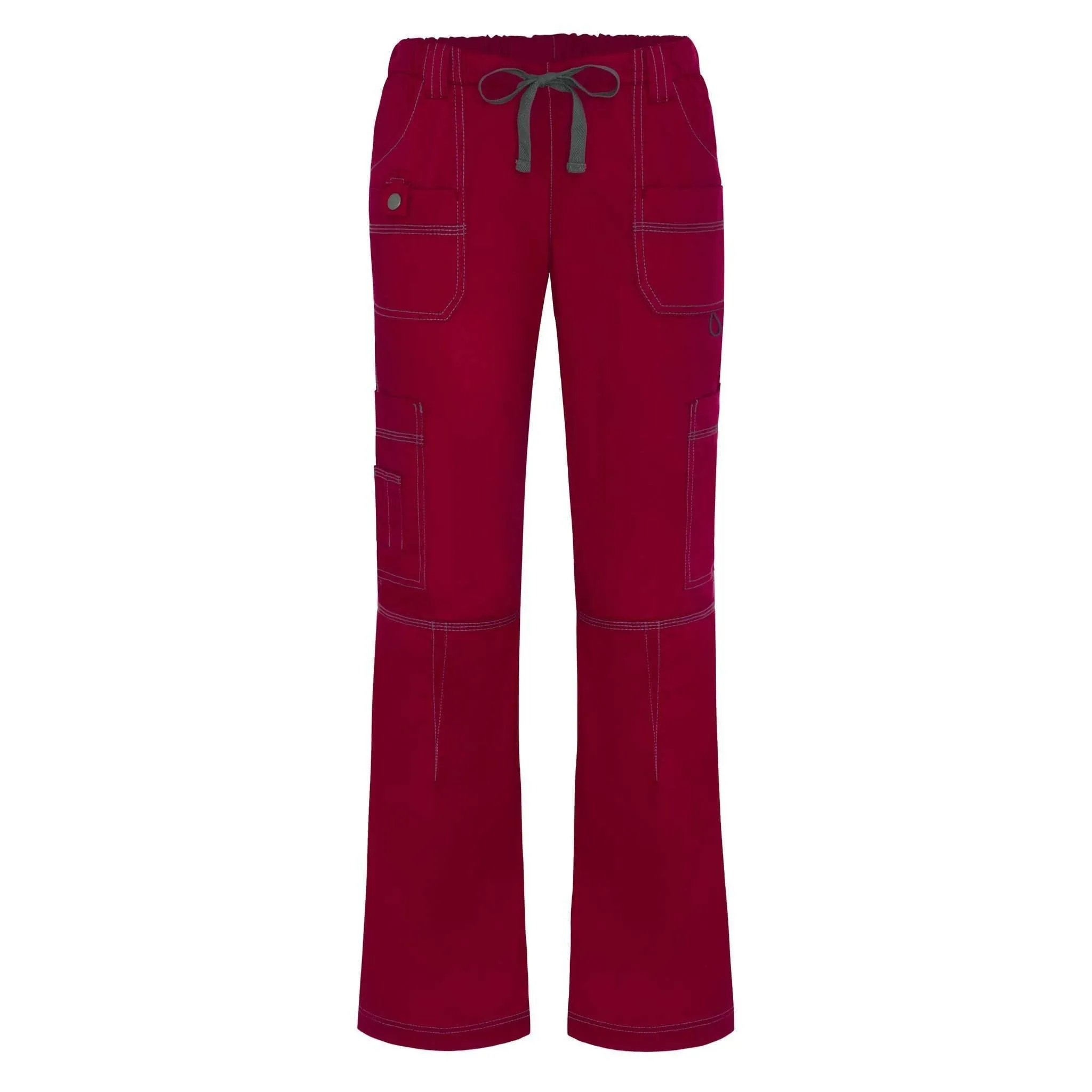 Adar Pop-Stretch Junior Fit Low Rise Multi Pocket Straight Leg Pants Petite