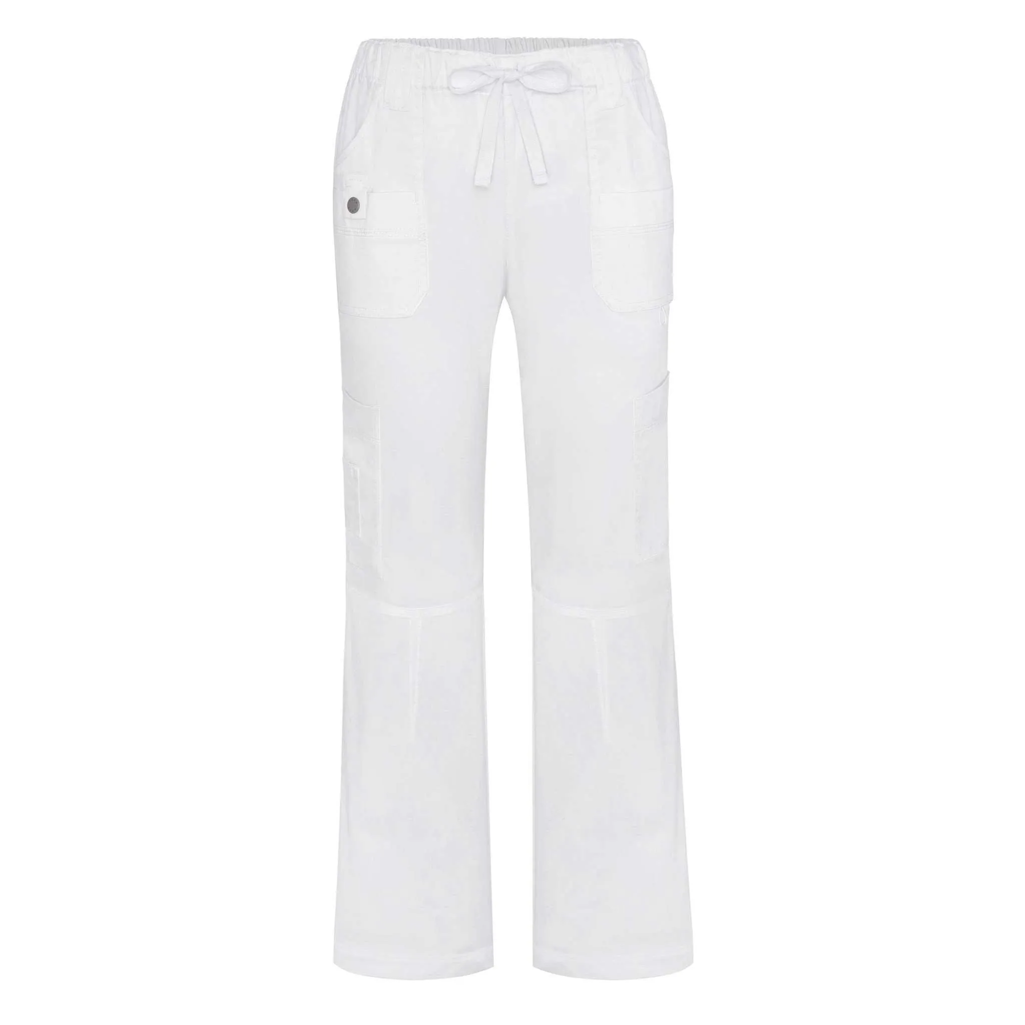 Adar Pop-Stretch Junior Fit Low Rise Multi Pocket Straight Leg Pants Petite