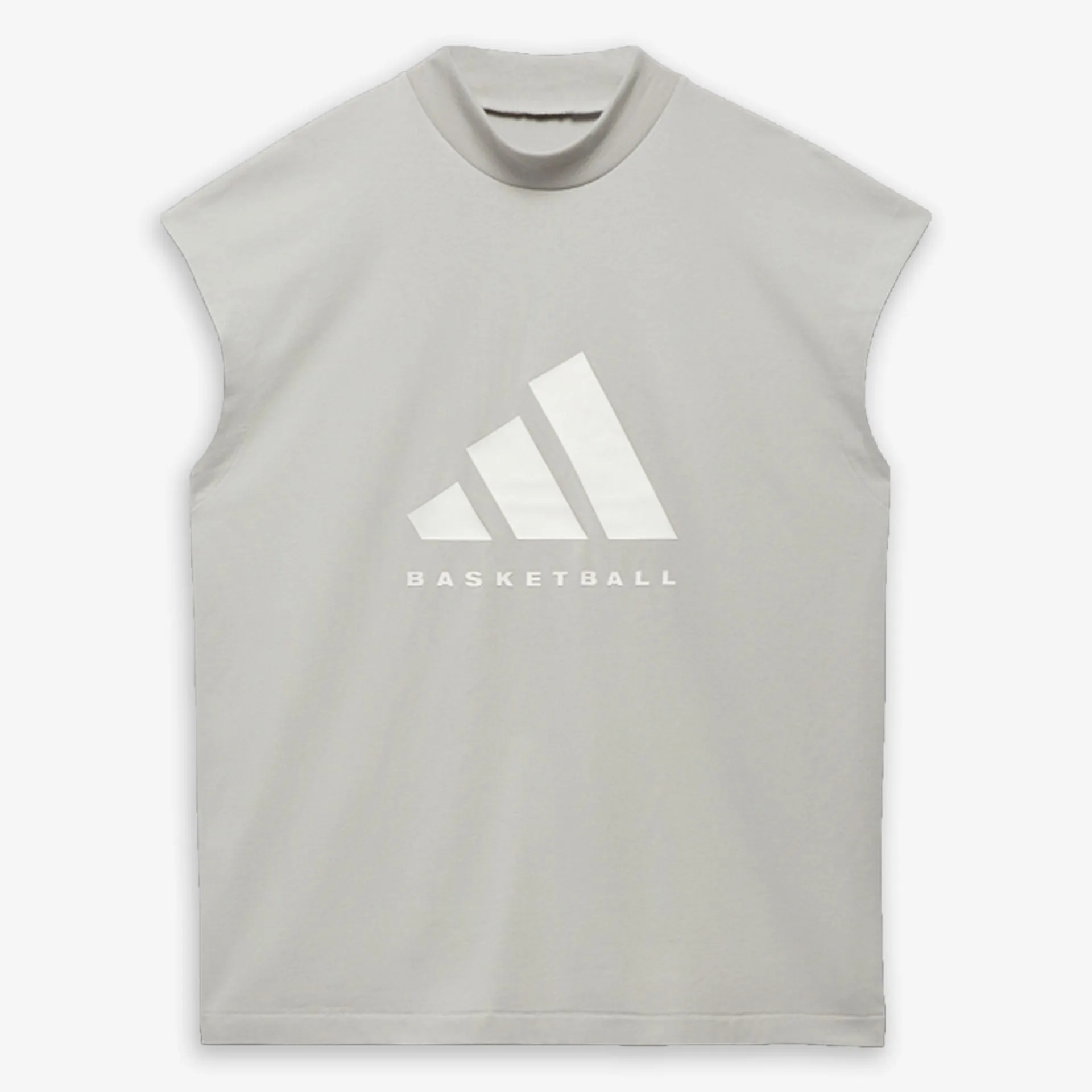 Adidas | BASKETBALL SLEEVELESS TEE  { METAL GREY