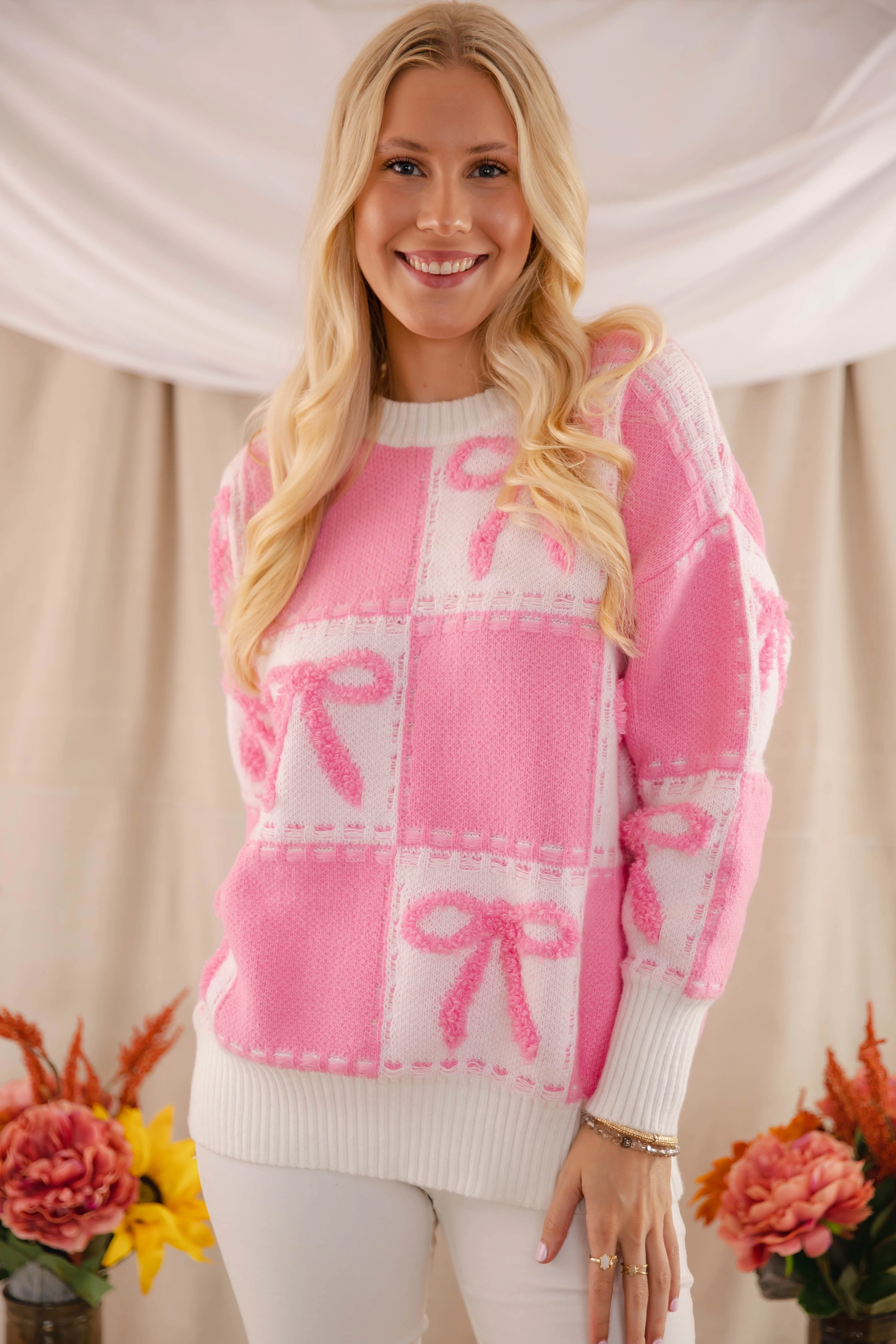 CompressionTechnology TaglessNecklineComfort Something Timeless Sweater-Pink