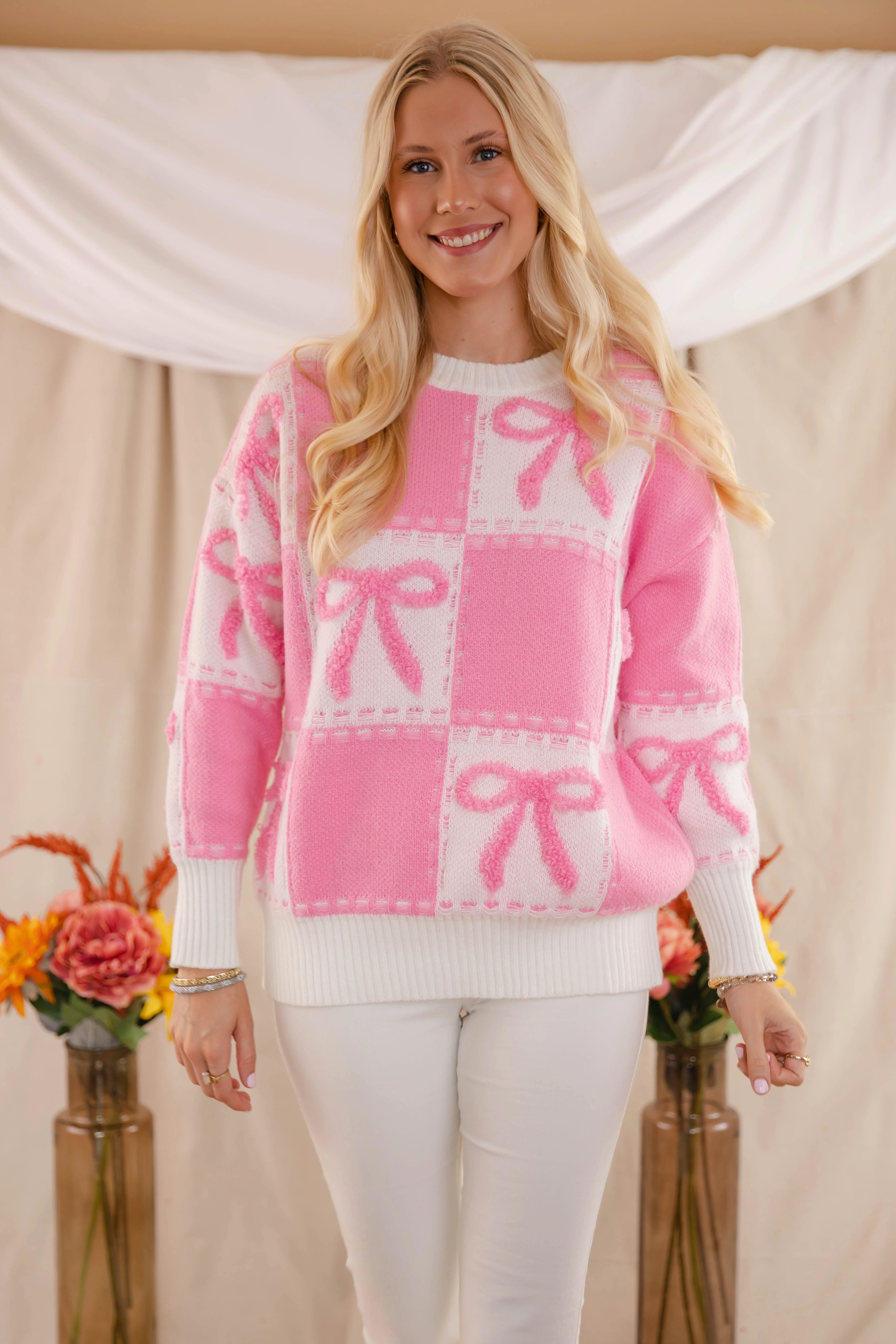 QuickRelease Something Timeless Sweater-Pink