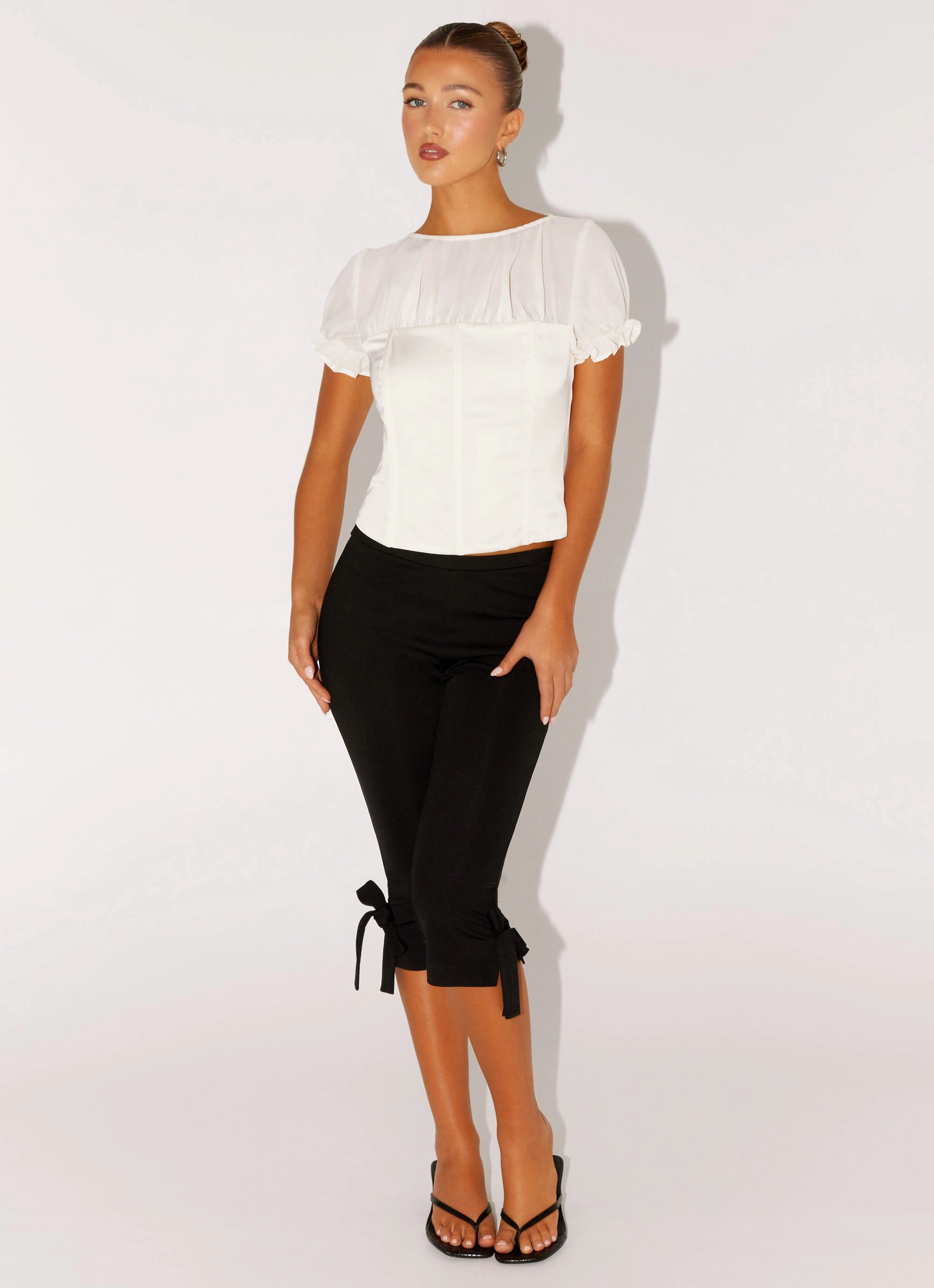 Garment Washed Softness Avalee Top - Ivory