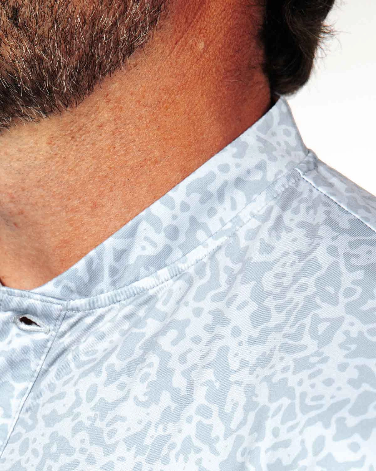 SeamlessDesign Pale Gray First Cut Blade Polo