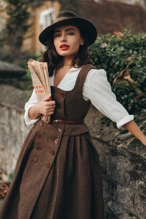 Comfortable Design Emma 33 | 100% wool dress