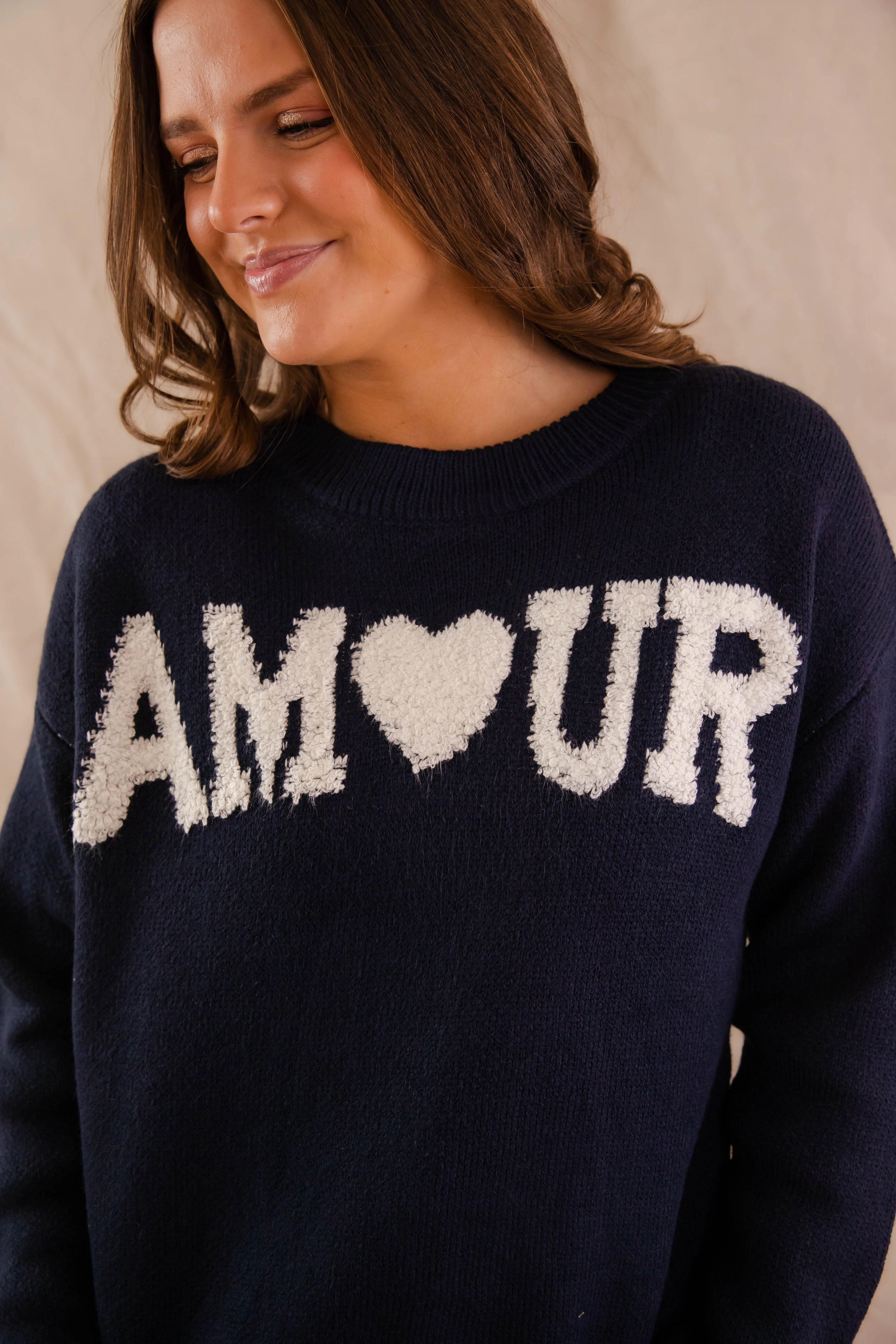 Denim Shirt Abrasion Resistant Fabric Mi Amour Sweater