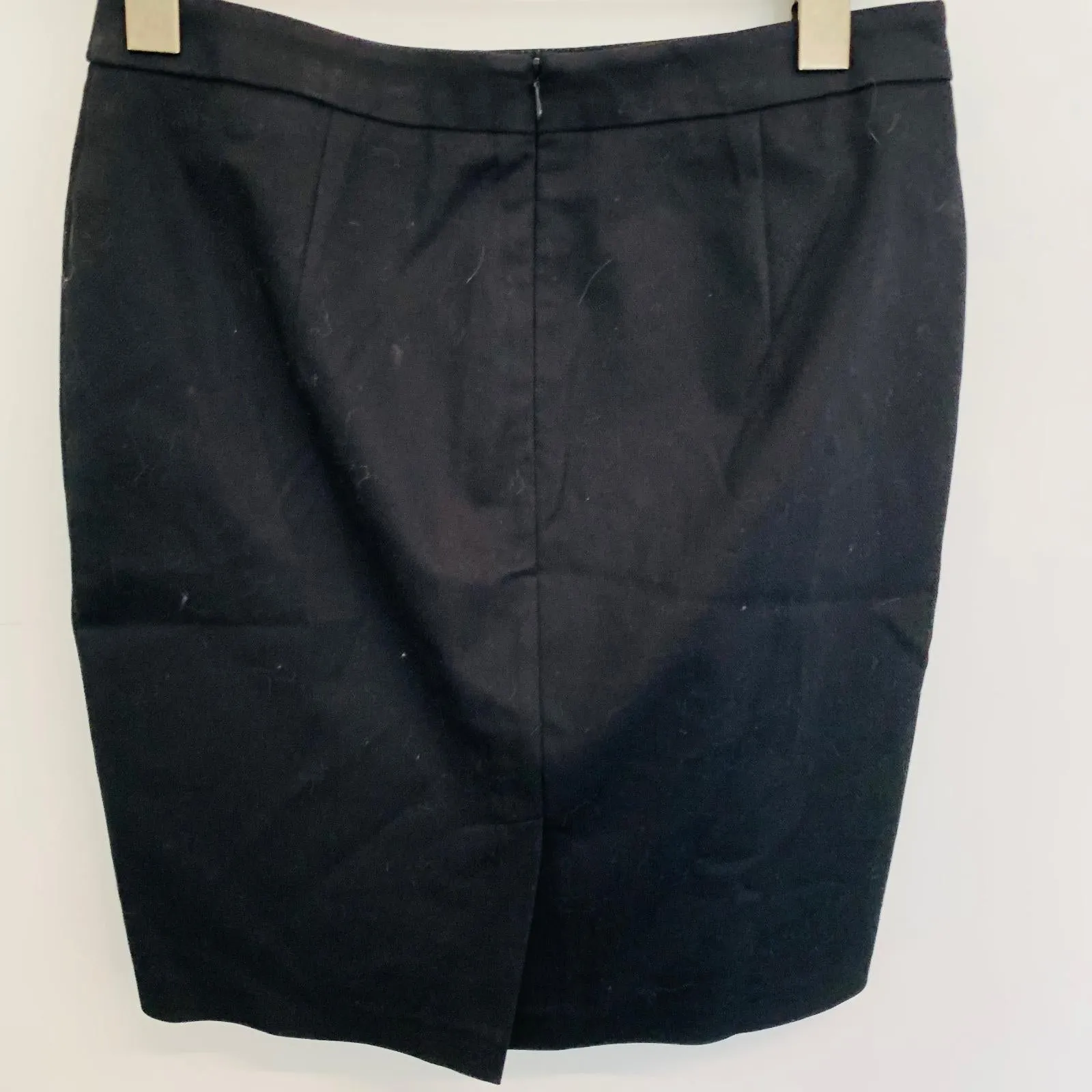 ADL Ladies Black Light Textured Skirt A-Line Knee Length Size UK S NEW