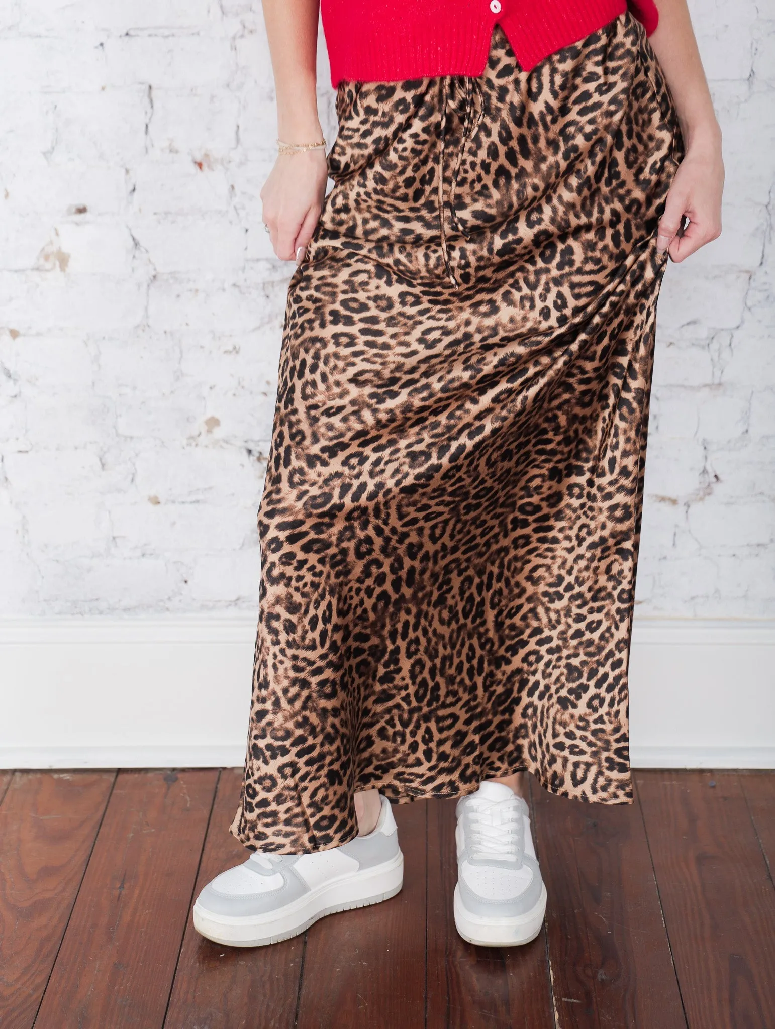 Adrian Leopard Skirt