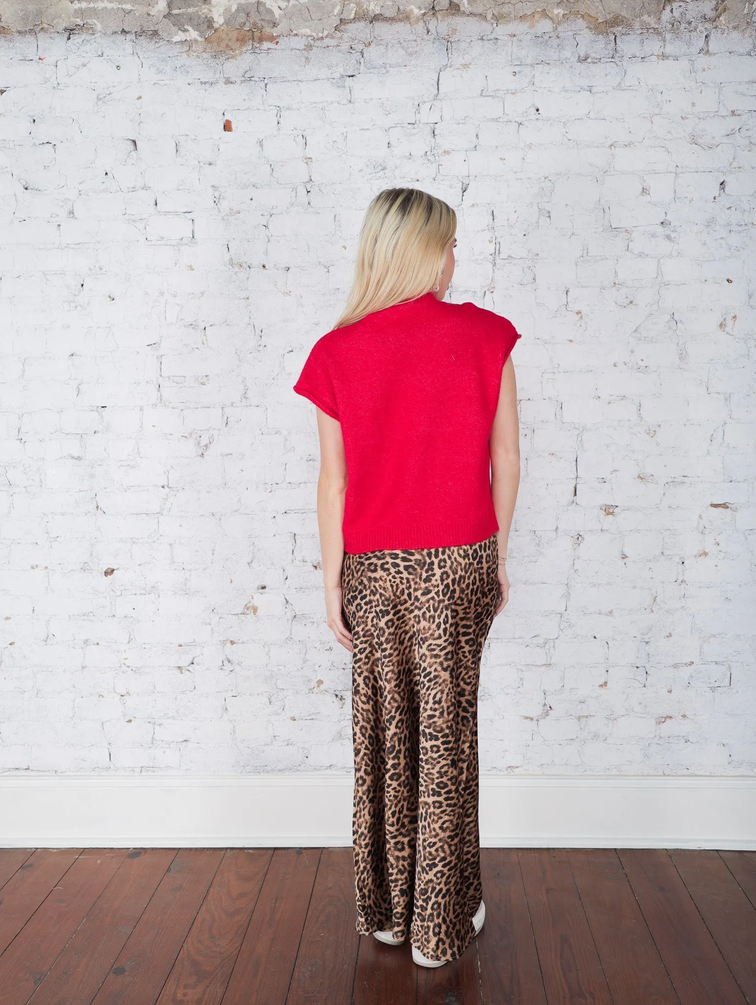 Adrian Leopard Skirt