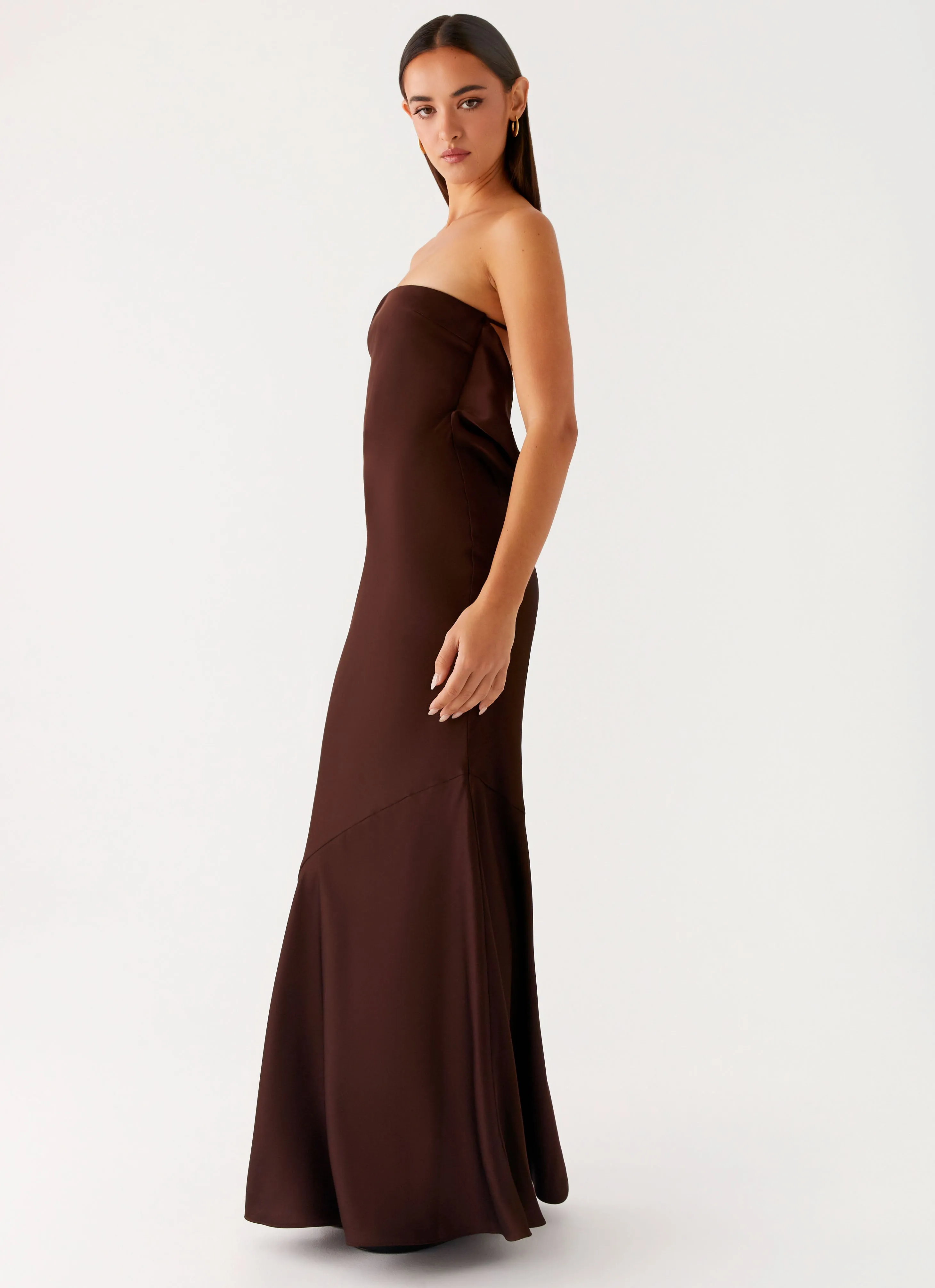 Endless Nights Maxi Dress - Chocolate Warm Pink