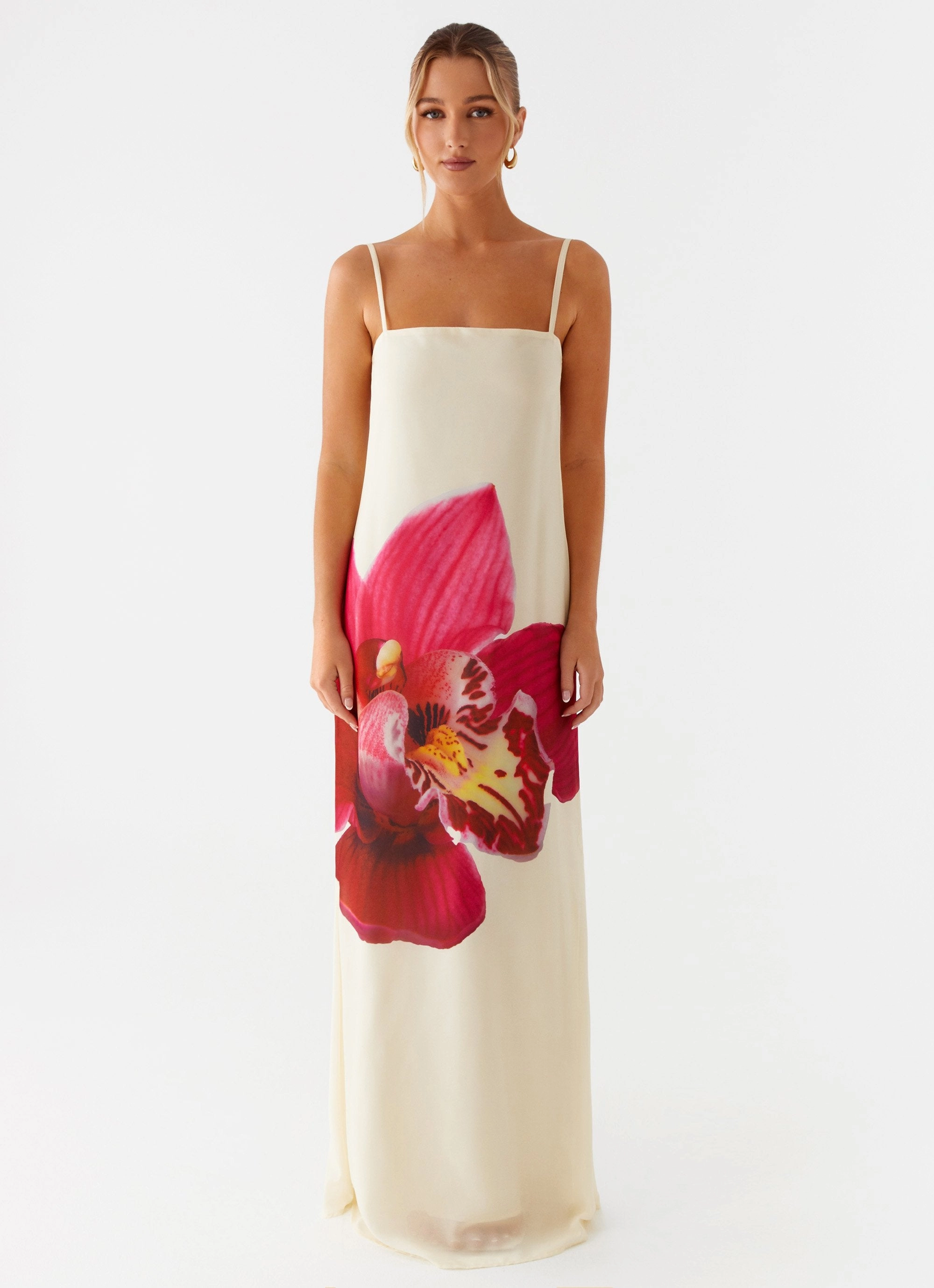Affirmation Maxi Dress - Yellow Sunset Look Minimal Touch