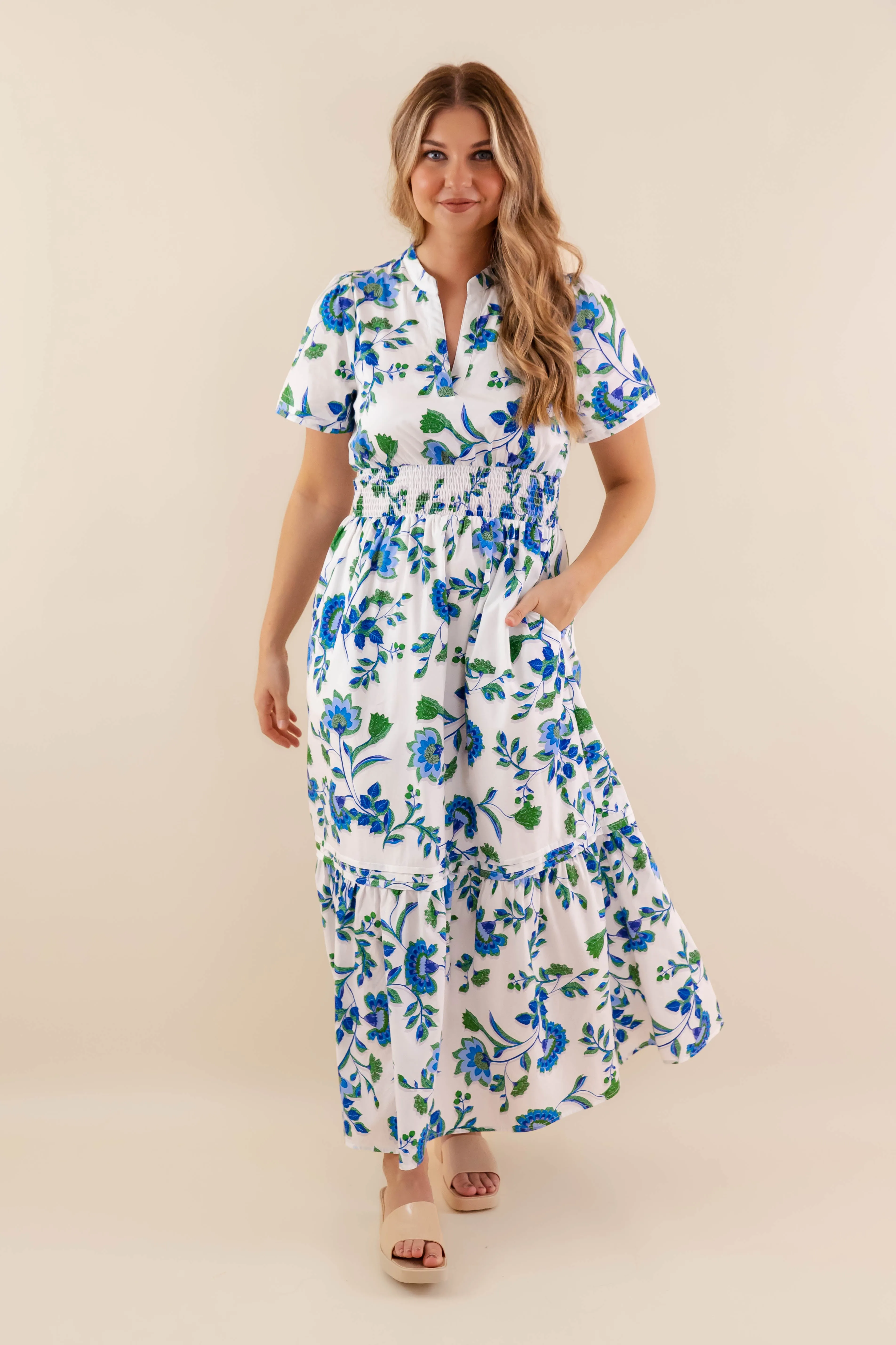 Cool Structure Fashionable Comfort Wear RESTOCK: It's A Southern Affair Maxi Dress