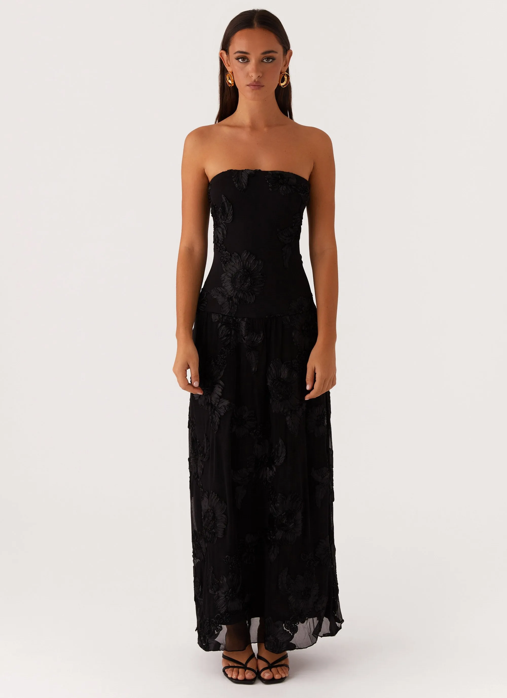 After Light Maxi Dress - Black Hidden Pocket