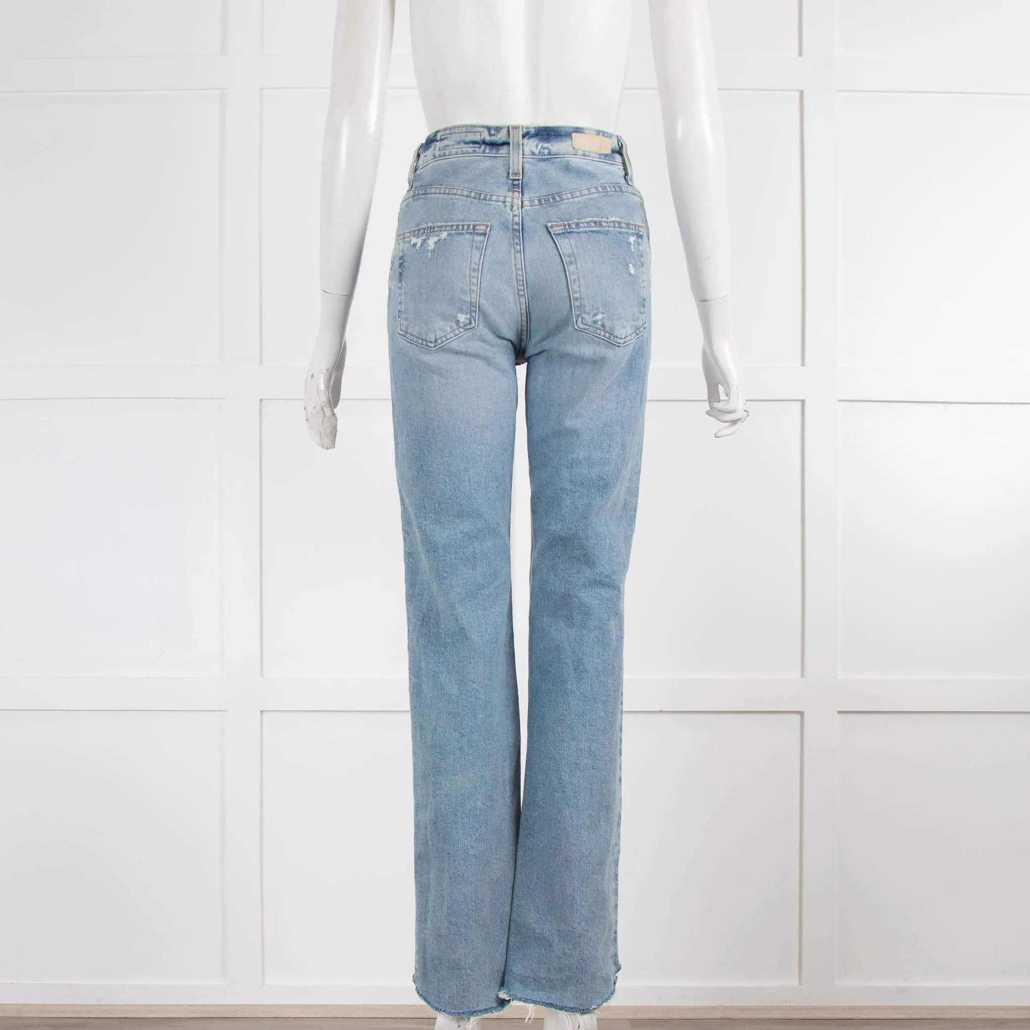AG Alexis Faded Rip Knee Jeans