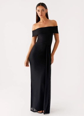 Aileen Maxi Dress - Black Relaxed fit wear