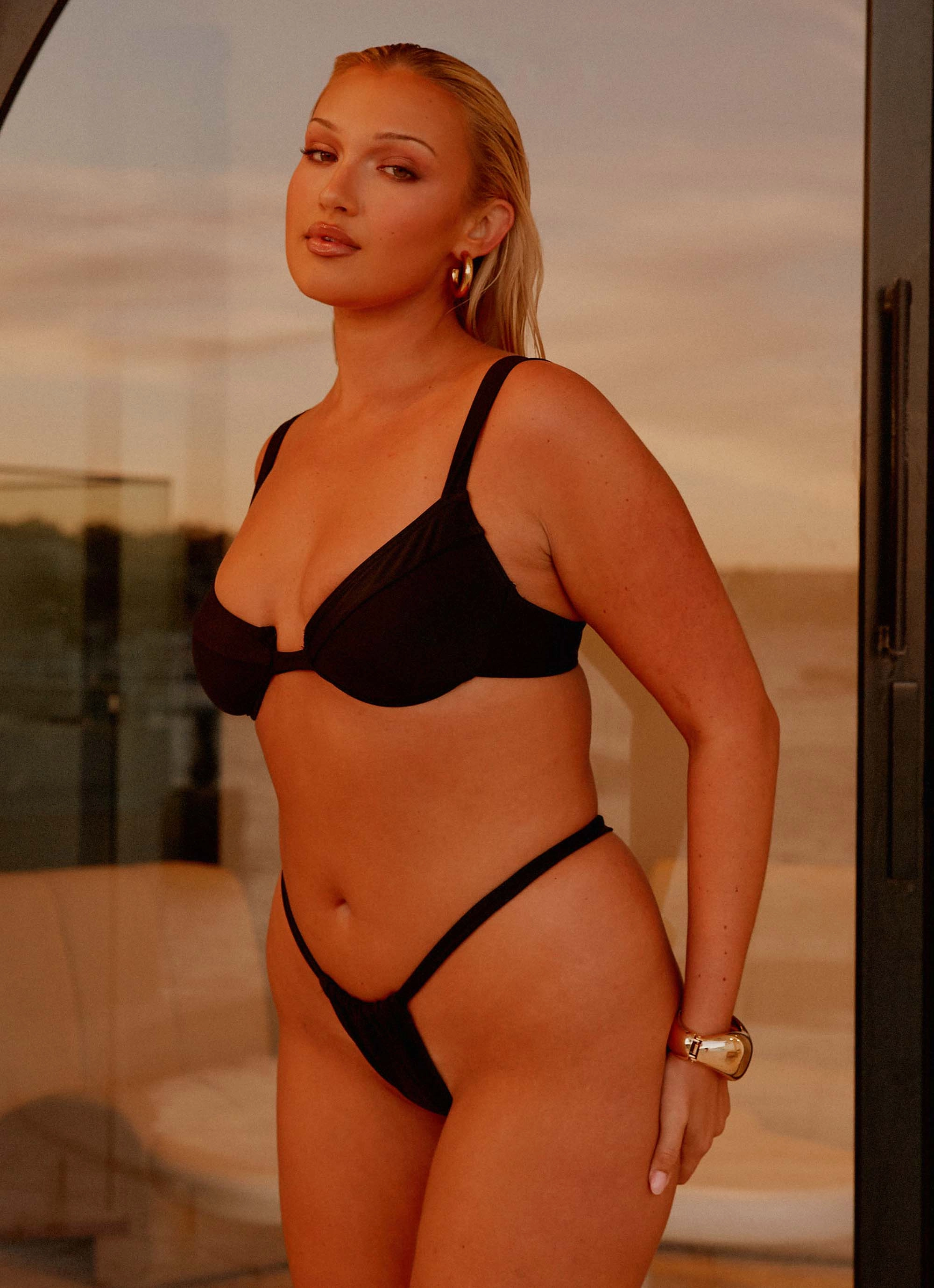 Airlie Balconette Bikini Top - Black Tactical Revolutionary