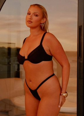 Airlie Balconette Bikini Top - Black Tactical Revolutionary