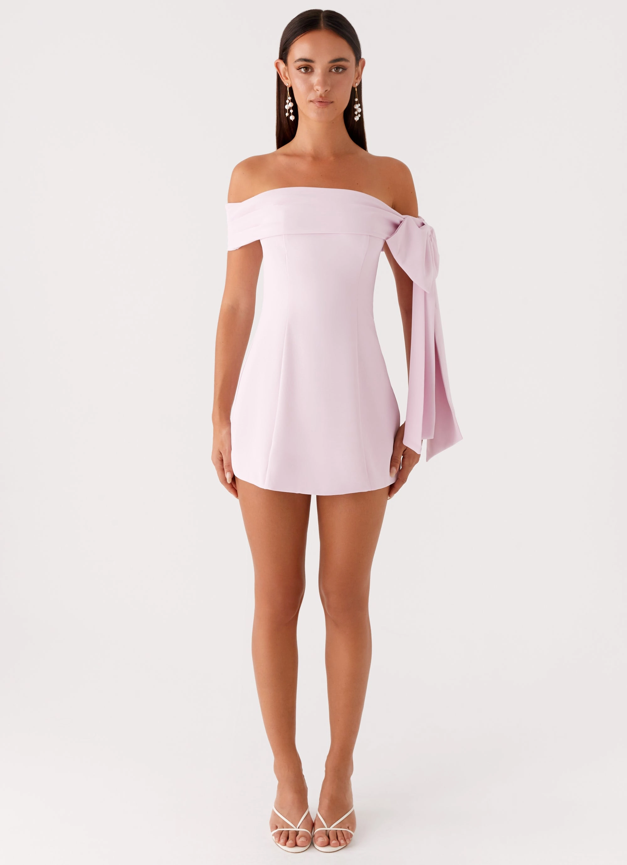 Akari Mini Dress - Pink Smooth Mood Bright-Hue