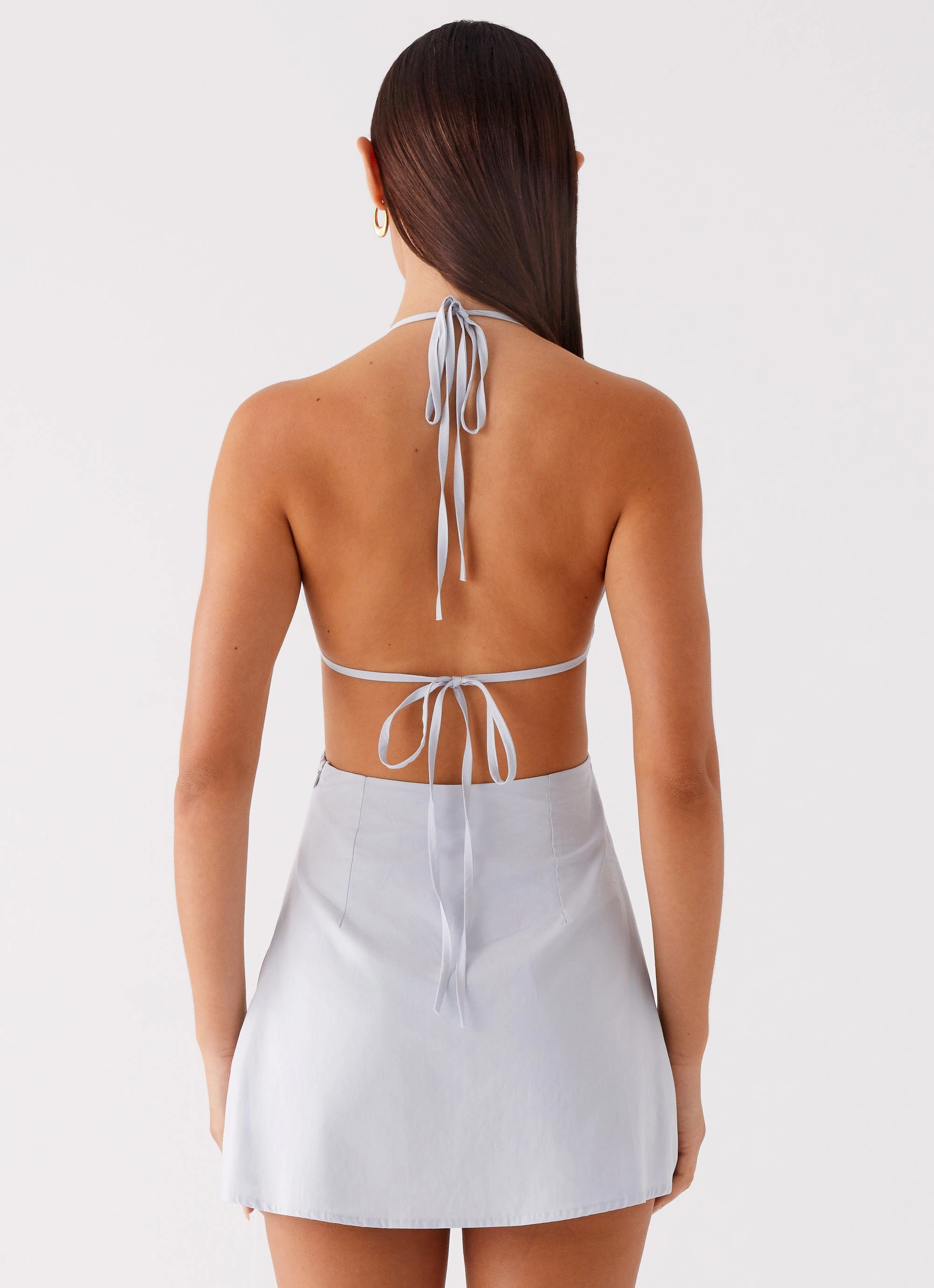 Day Magic Classic Cut Albie Mini Dress - Cornflower Blue