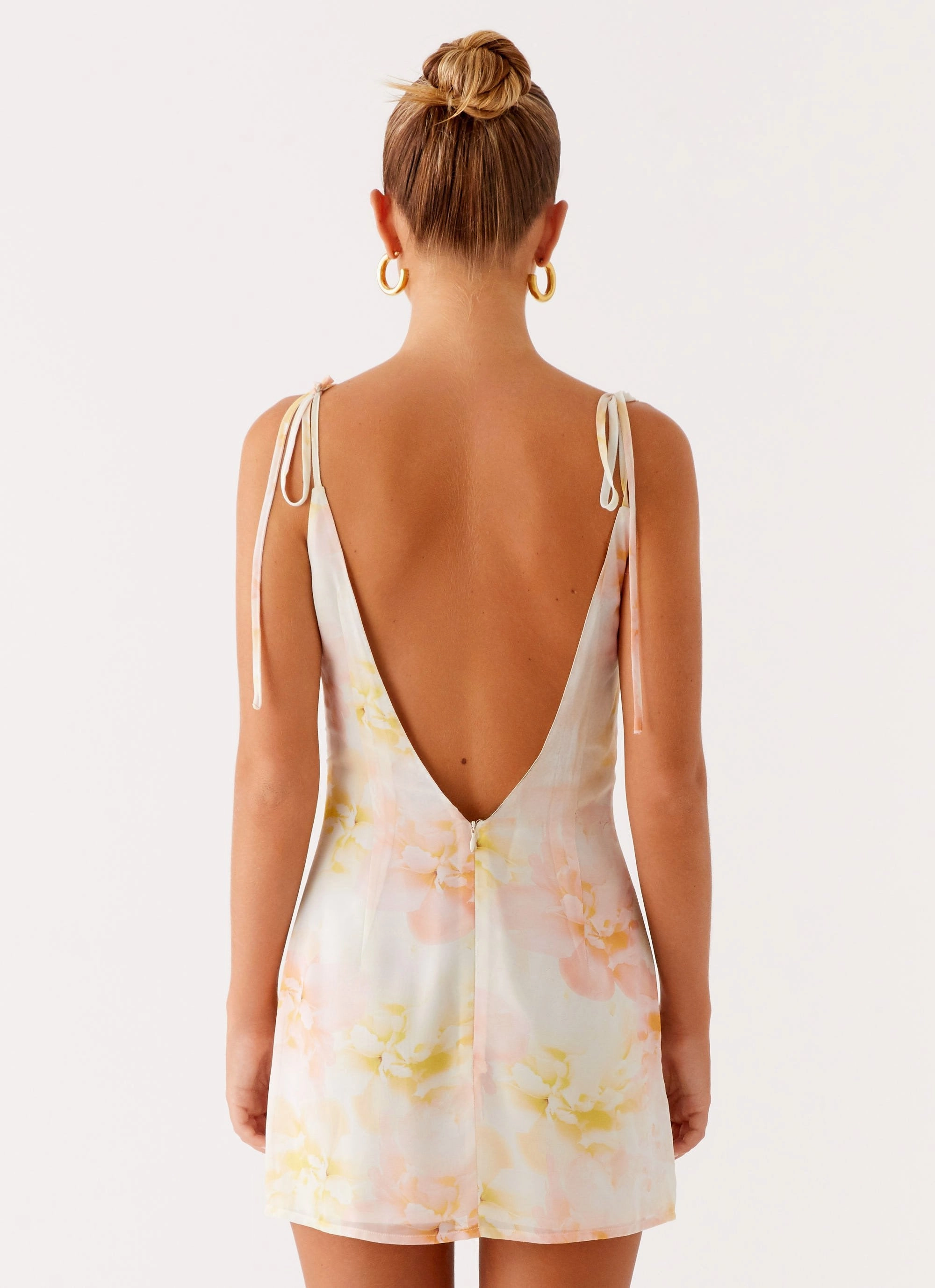 Day Chic Breathable Wearable Alden Mini Dress - Floral Print