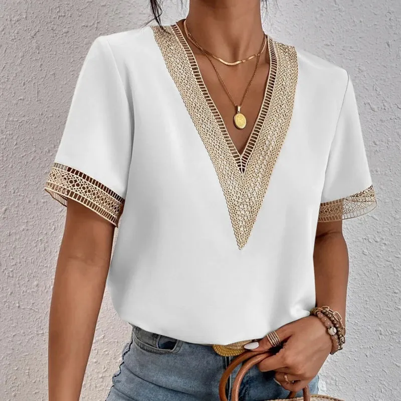 Alice Leroy | Chiffon Lacy Blouse