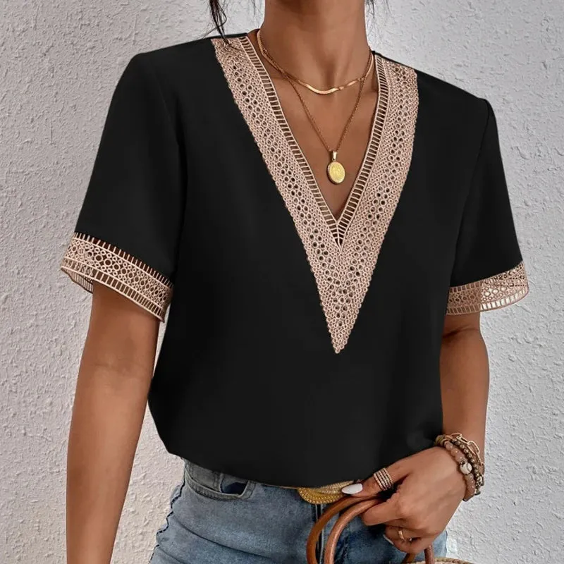 Alice Leroy | Chiffon Lacy Blouse