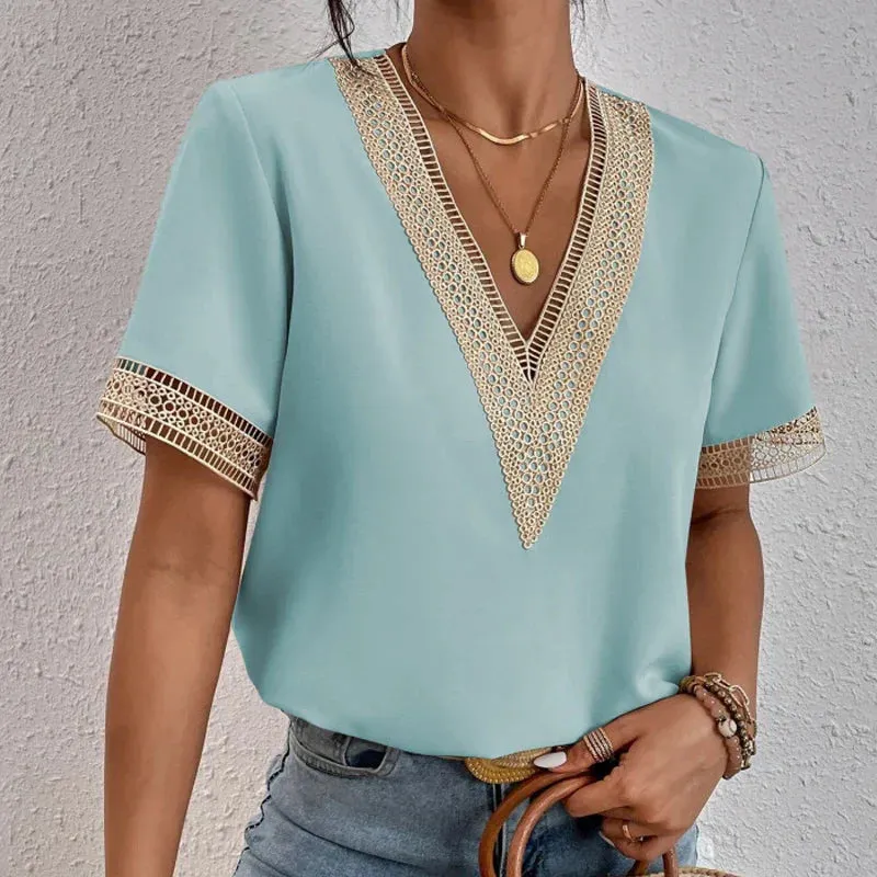Alice Leroy | Chiffon Lacy Blouse